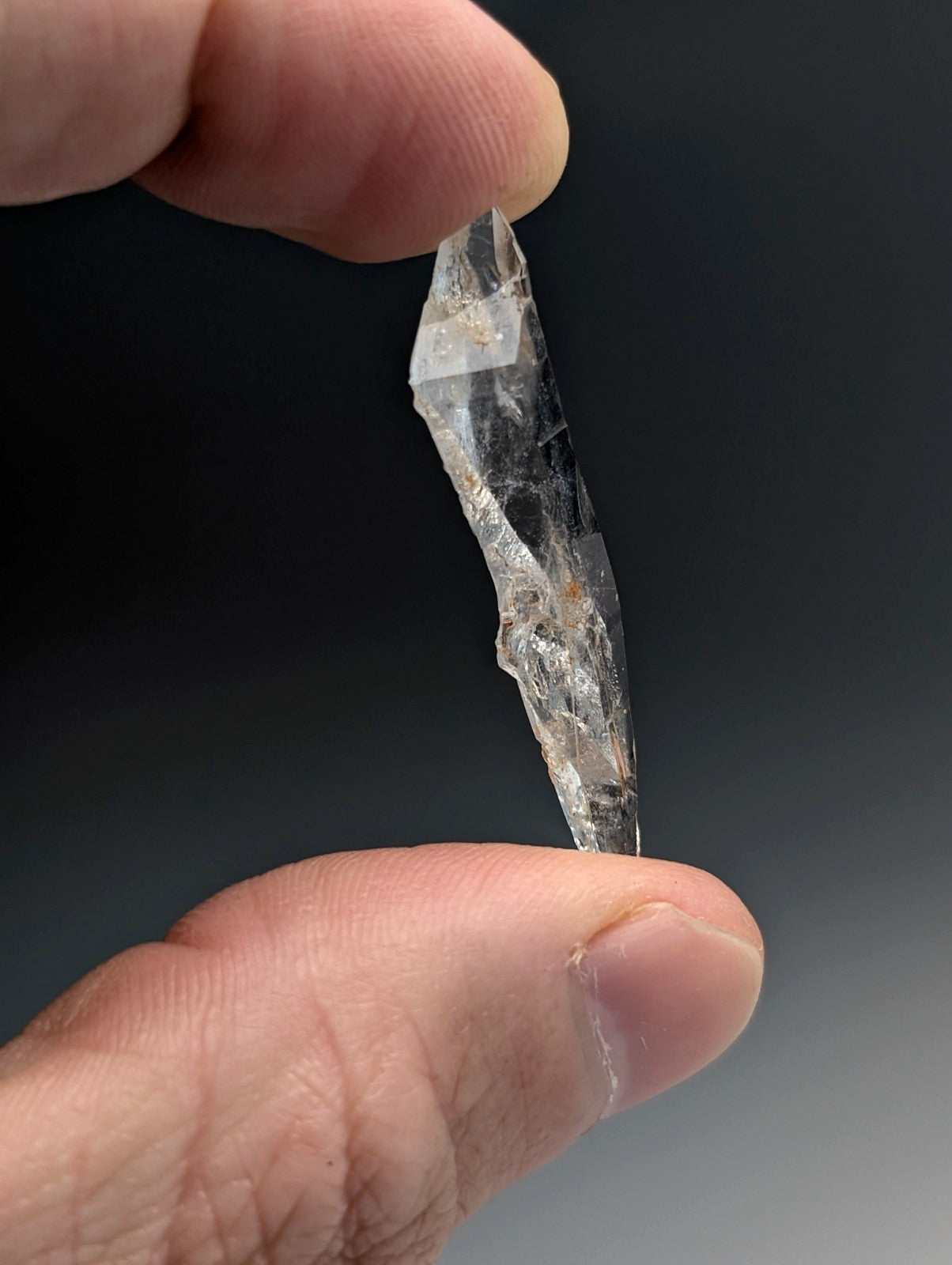 Unique Quartz Crystal Point, Double Terminated, Garland County, Arkansas, USA