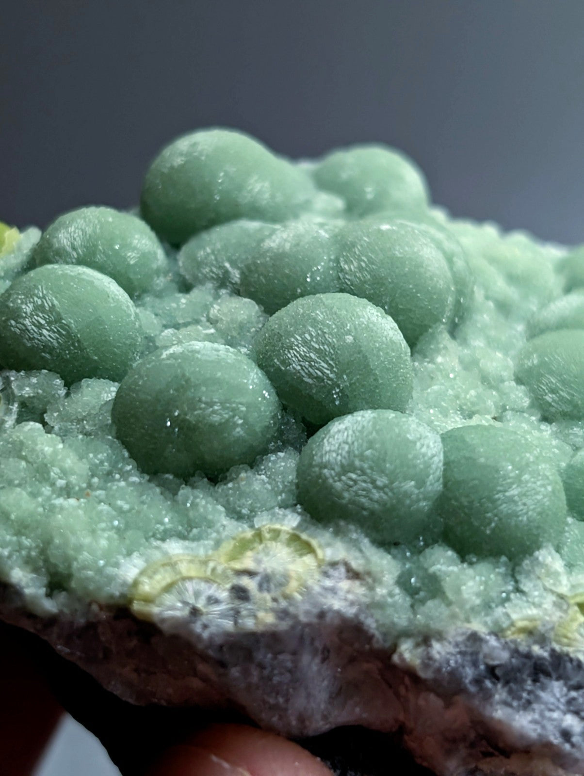 A+ Green Wavellite - Fantastic Old Stock - Mauldin Mountain, Arkansas, USA
