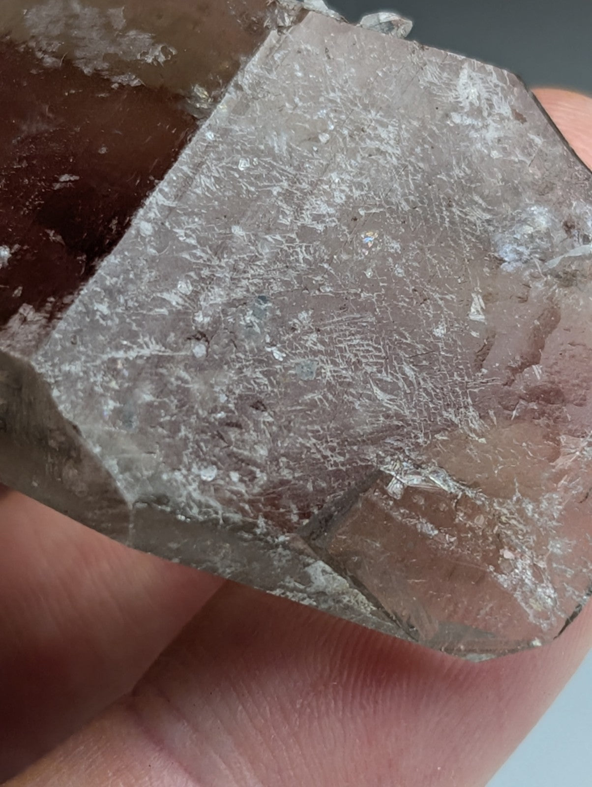 Natural Smoky Quartz Crystal w/ Very unique inclusions, Garland County, Arkansas