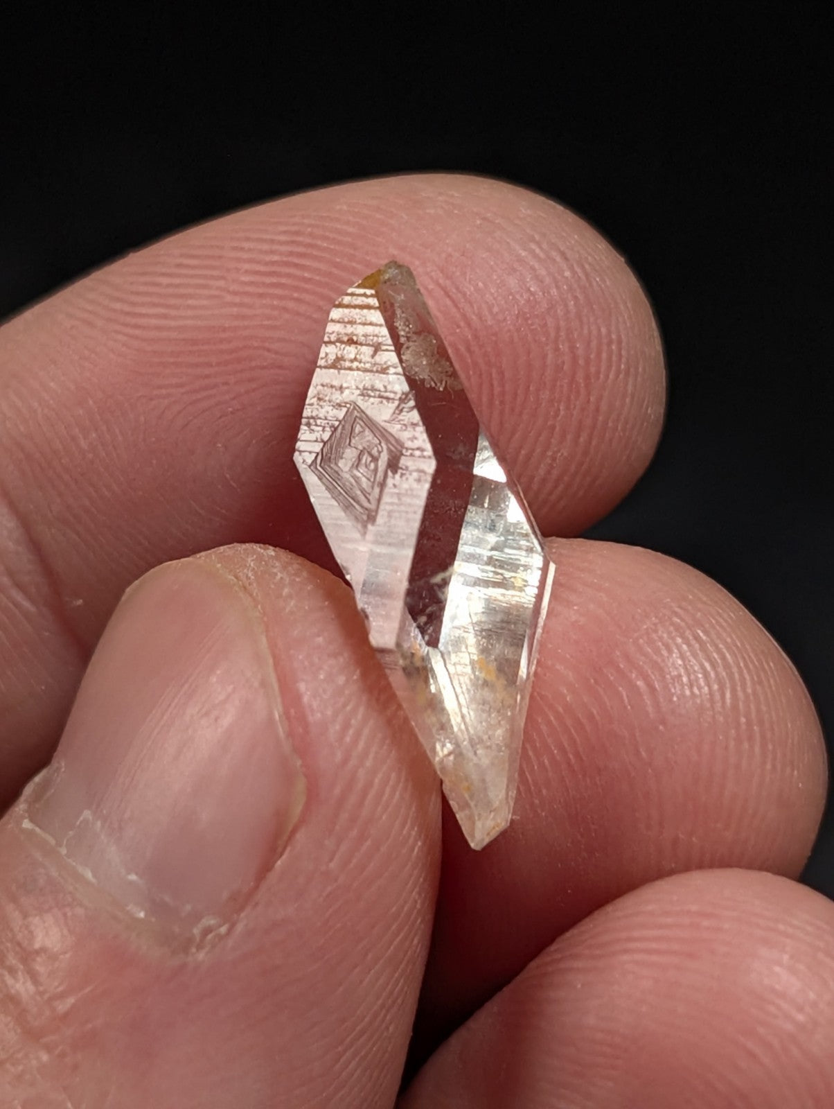 Set of 3 Arkansas Quartz Crystals, DT Arkimers, Garland County, Unique & OOAK