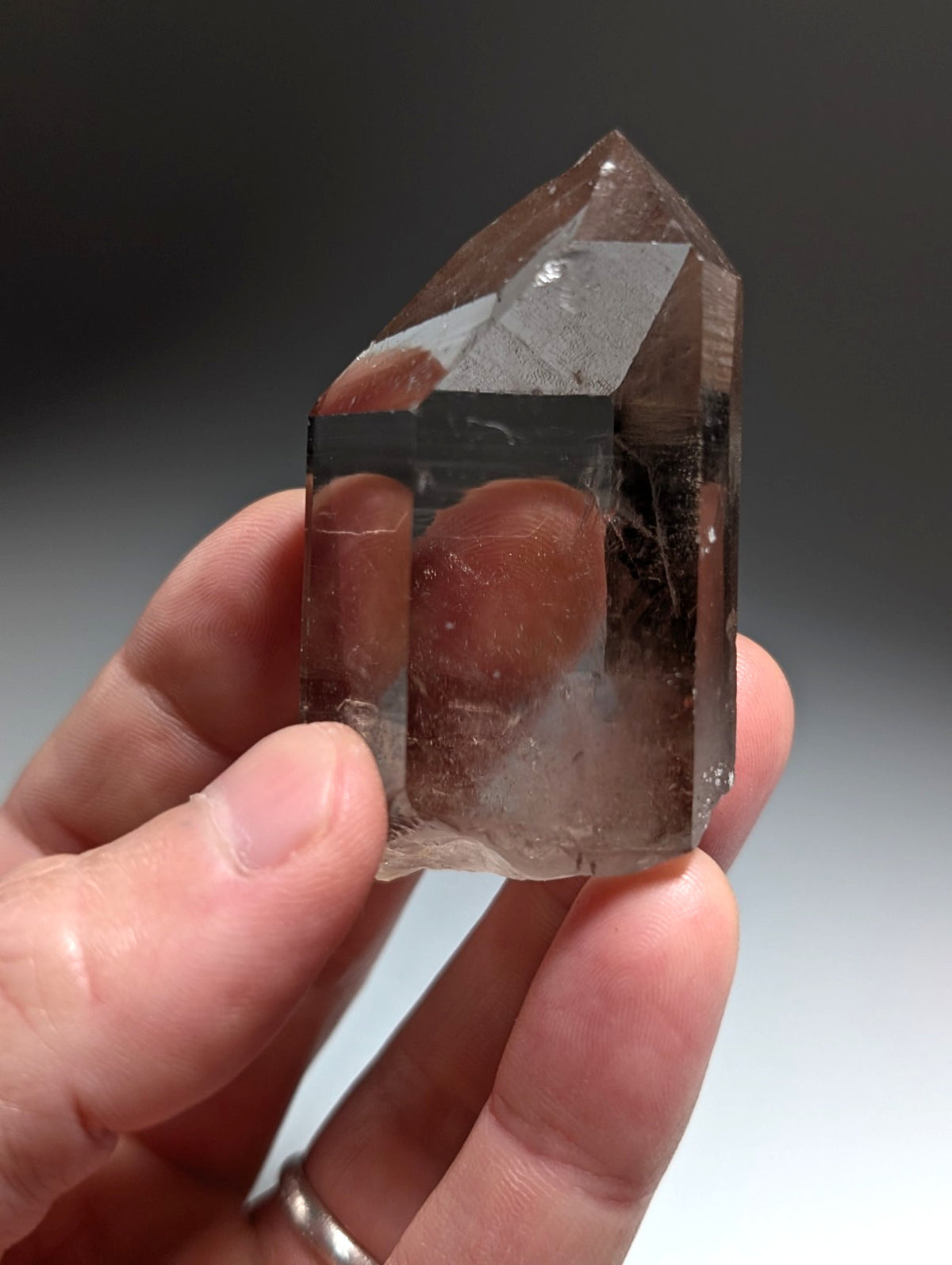 Natural Smoky Quartz Crystal w/Very unique inclusions, Garland Co. Arkansas RARE