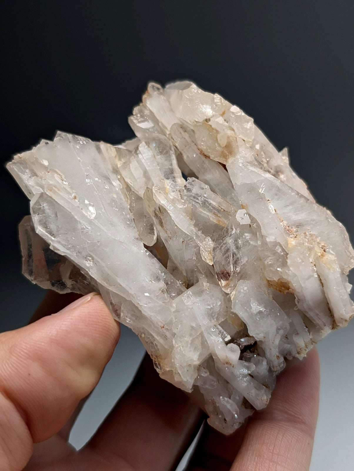 Unique Faden Quartz Crystal Cluster, Montgomery County, Arkansas, USA, A+