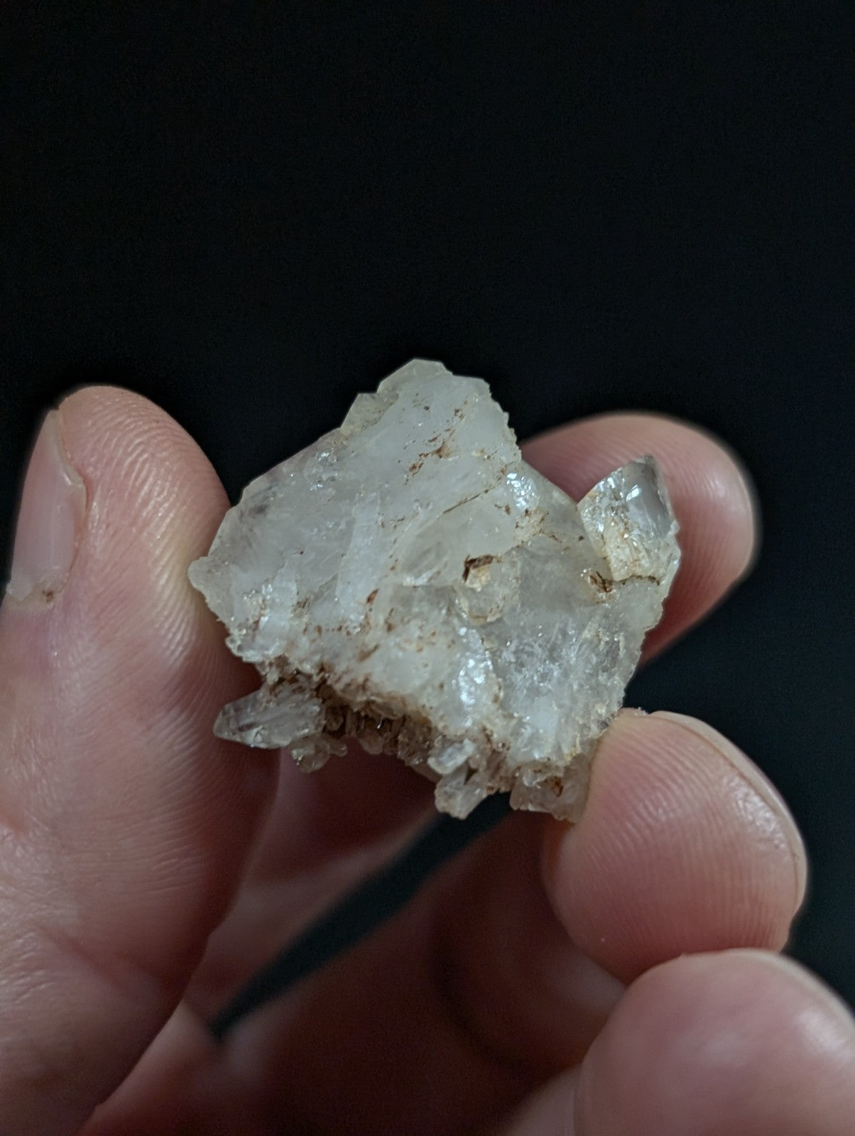 Set of x6 Arkansas Quartz Crystals -unique variety set, Garland County, Arkansas