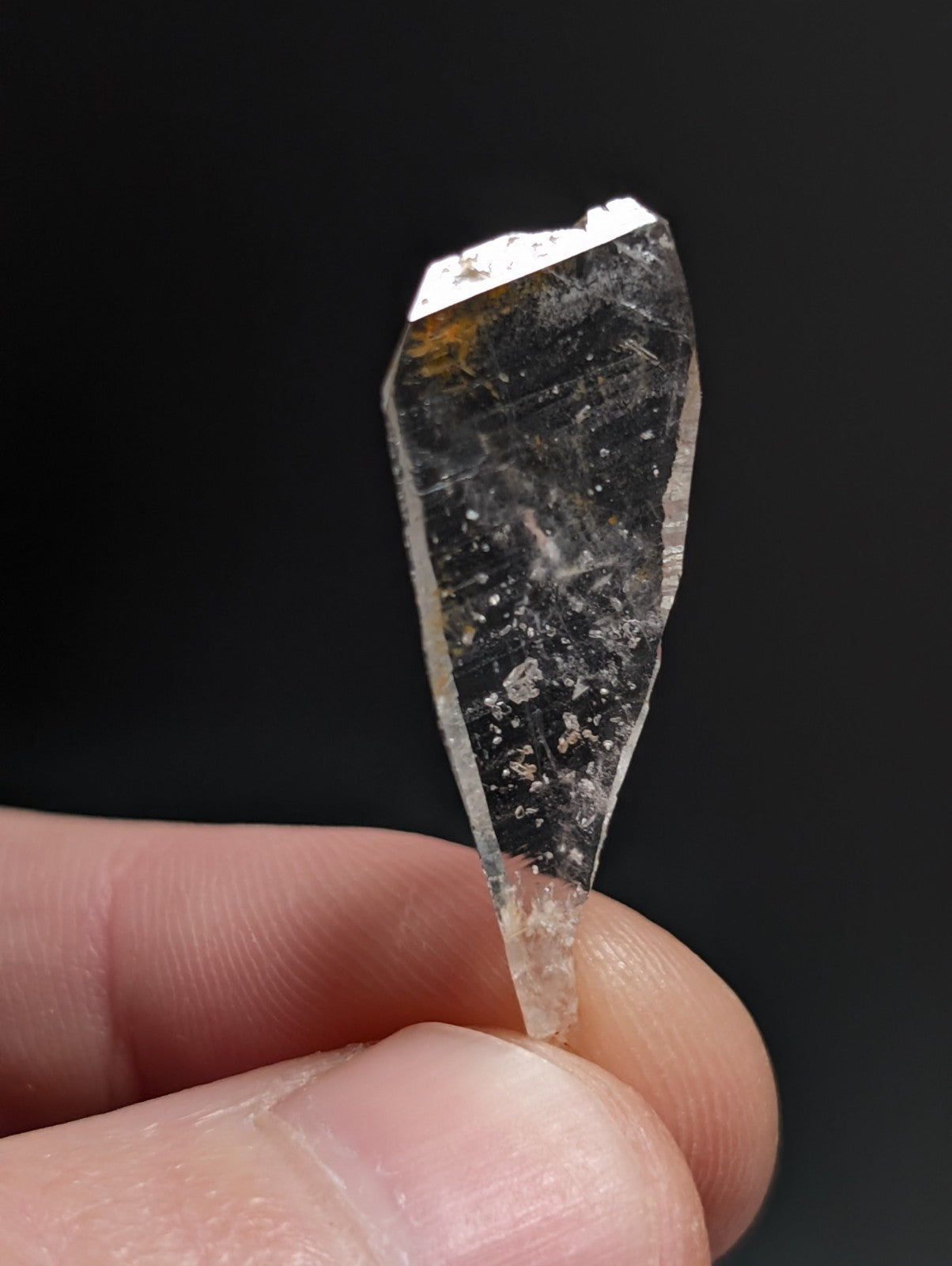 Sheet Quartz Crystal Oddity, Double Terminated, Garland County, Arkansas, USA