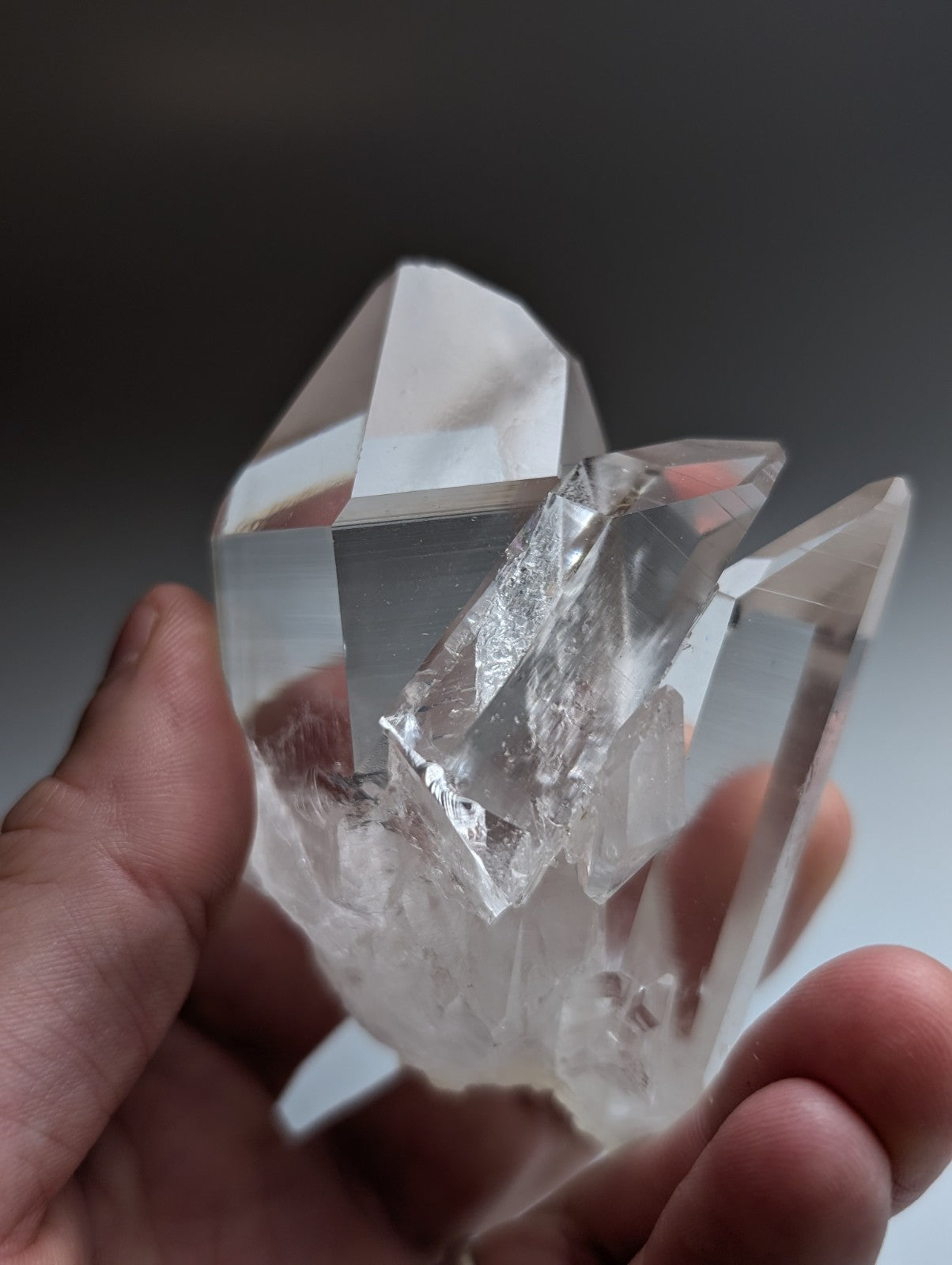 A+ Quartz Crystal Cluster, Ocus Stanley Mine, Montgomery County, Arkansas, USA