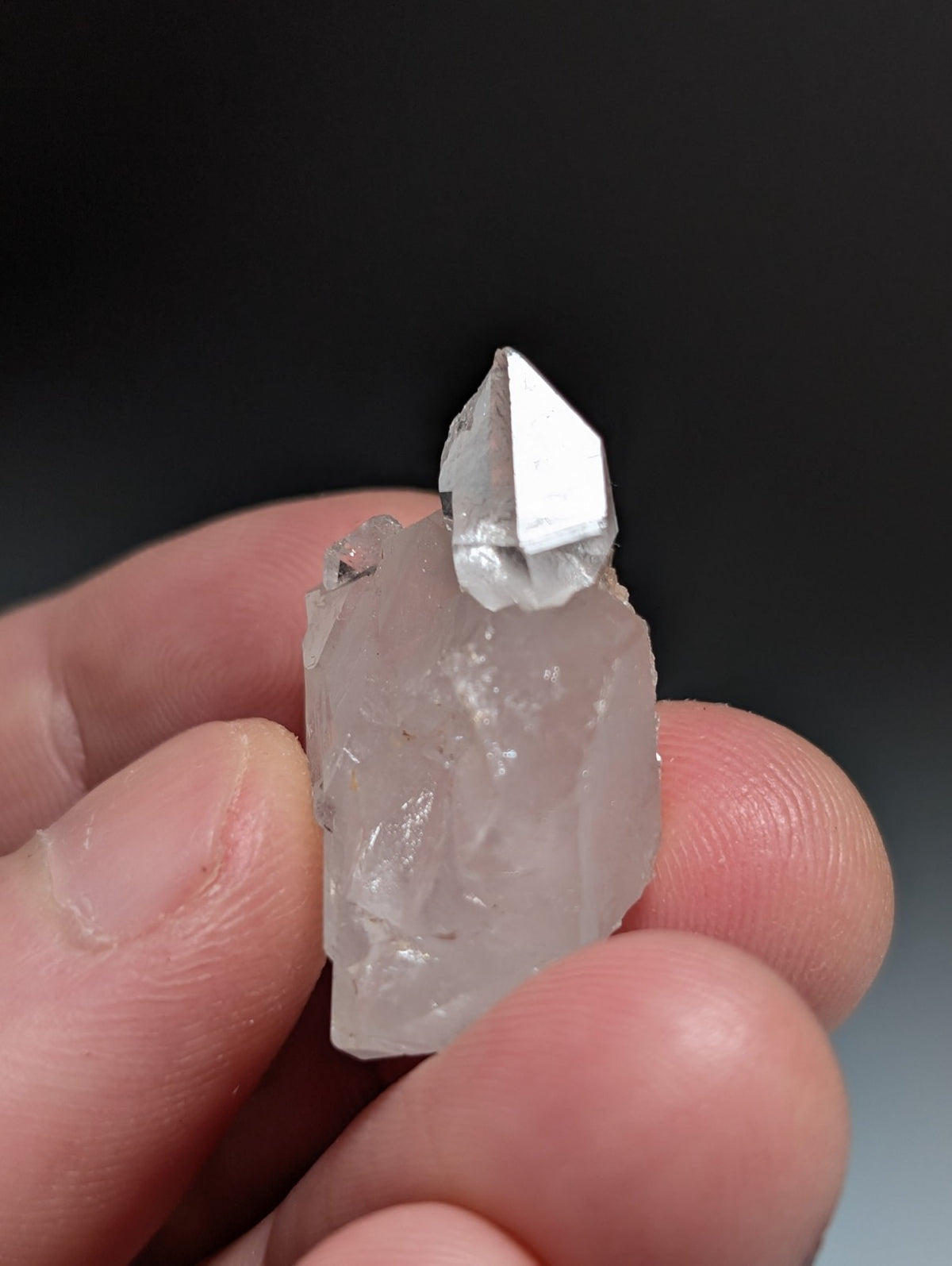 Unique Quartz Crystal Point, Garland County, Arkansas, Double Terminated