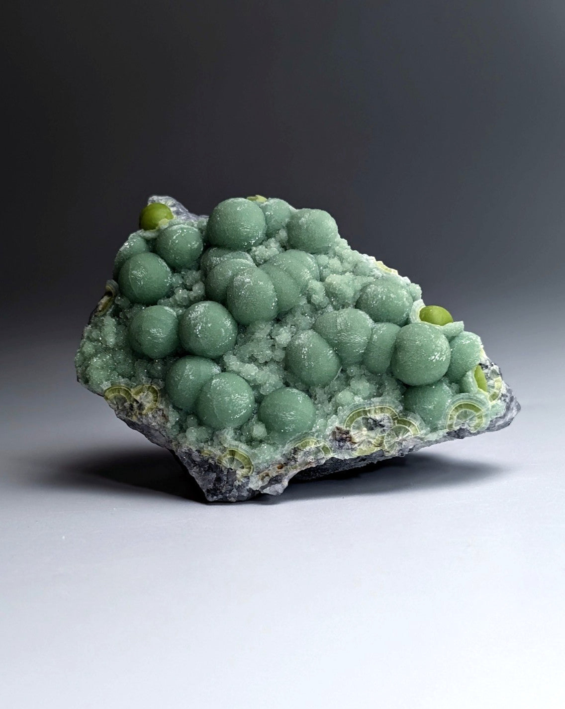 A+ Green Wavellite - Fantastic Old Stock - Mauldin Mountain, Arkansas, USA