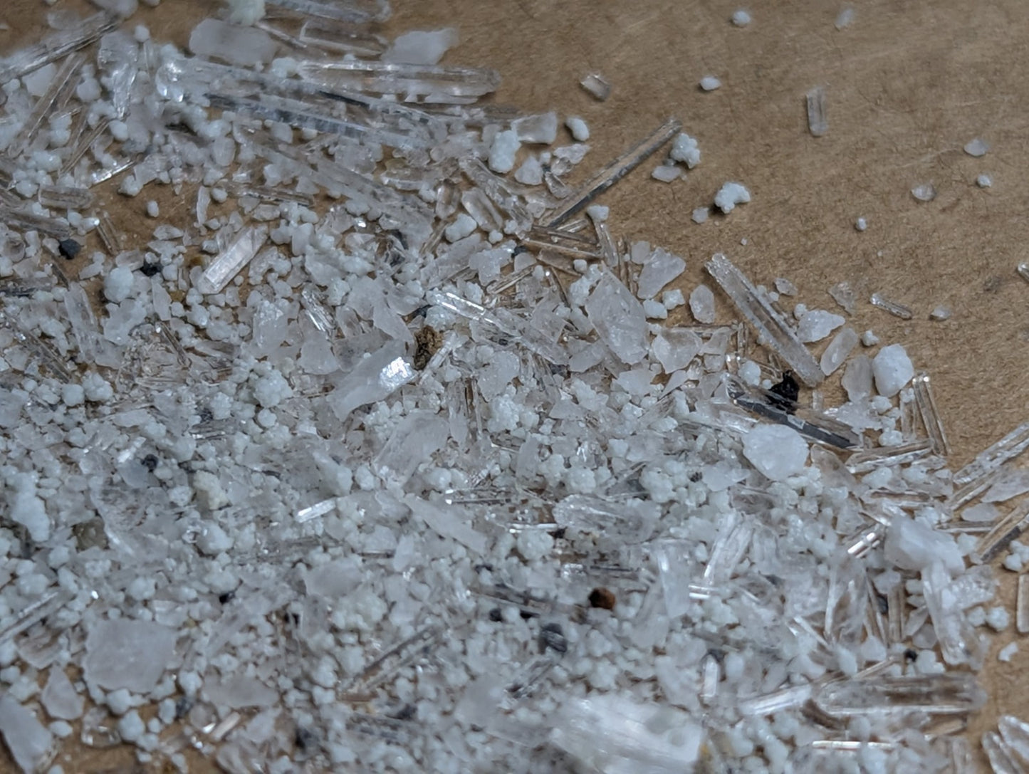 7+ grams of Solution Quartz Crystal Points + Cookeite, Jeffrey Quarry, Arkansas