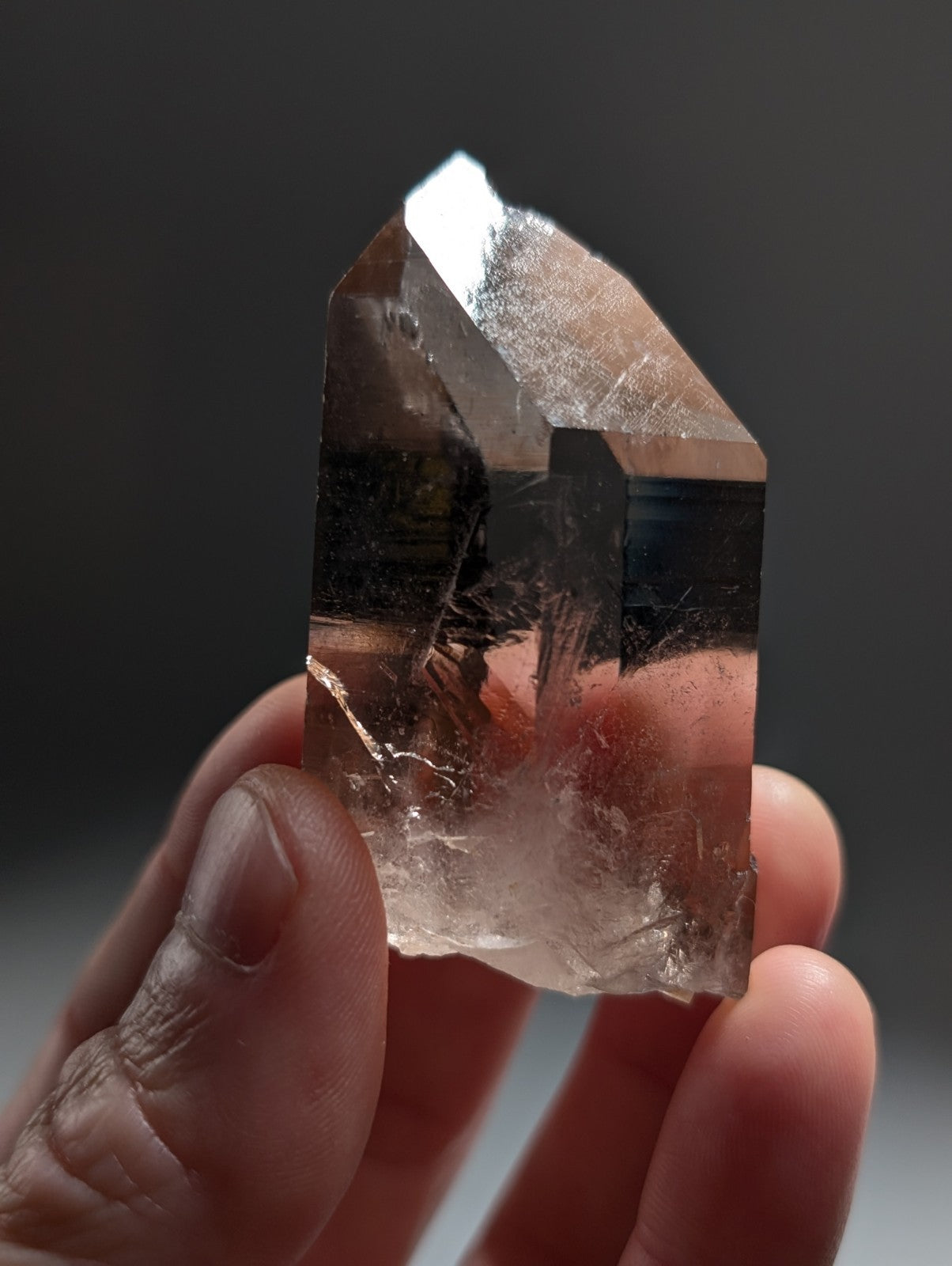 Natural Smoky Quartz Crystal w/Very unique inclusions, Garland Co. Arkansas RARE