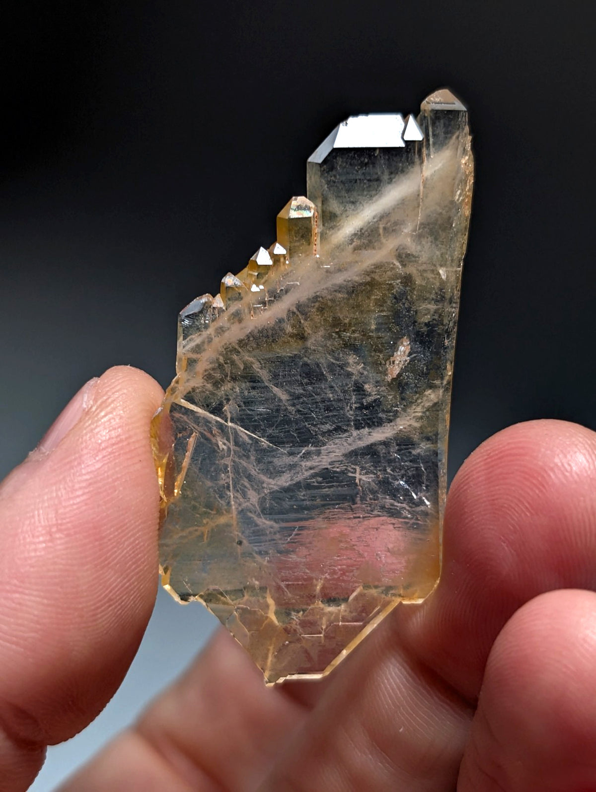 VERY Unique Faden Sheet Quartz Crystal, Garland County, Arkansas, USA, A+