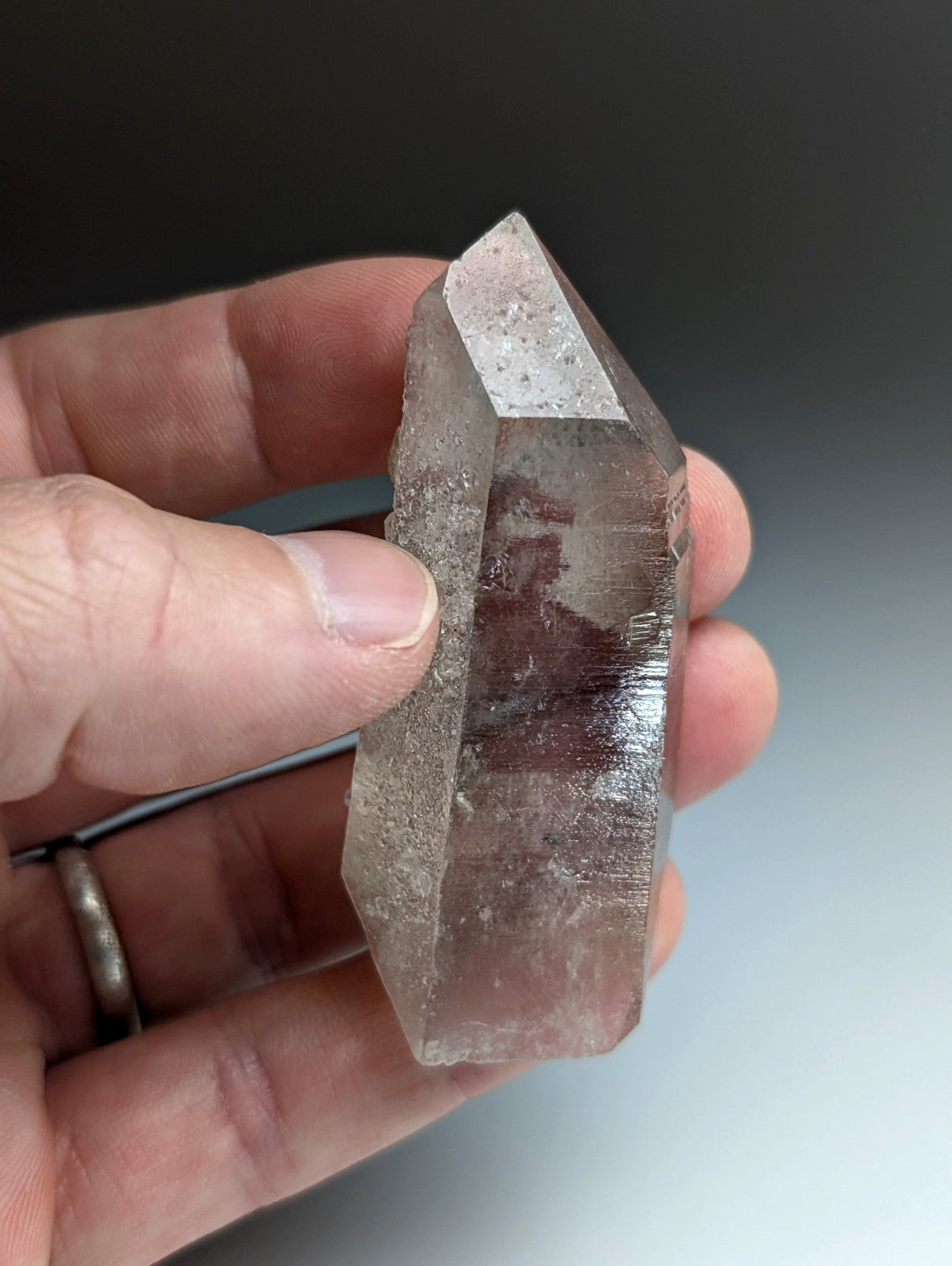 Natural Smoky Quartz Crystal w/ Very unique inclusions, Garland County, Arkansas