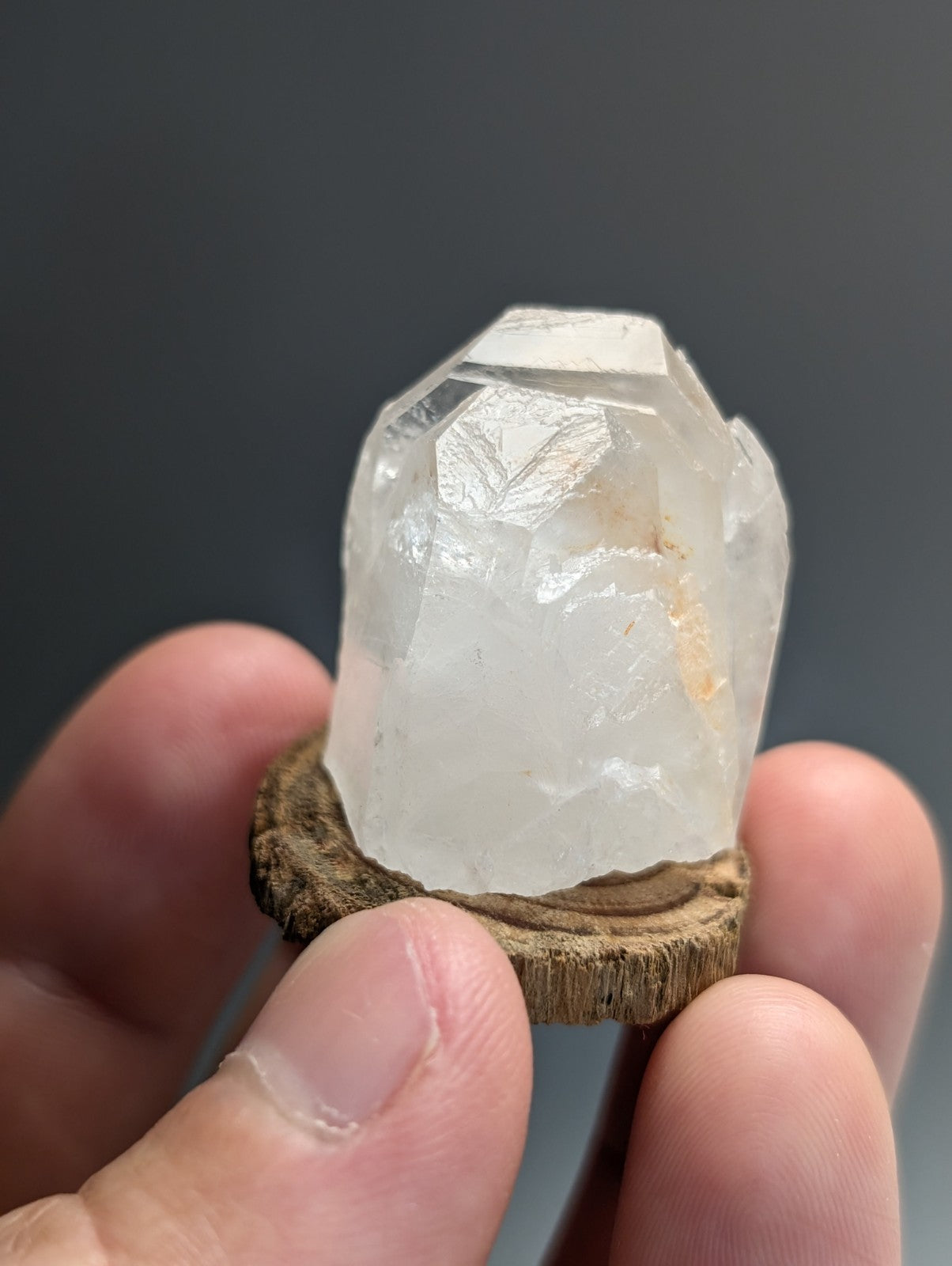 Growth Interference Quartz Crystal - Montgomery County, Arkansas, ooak, Unique