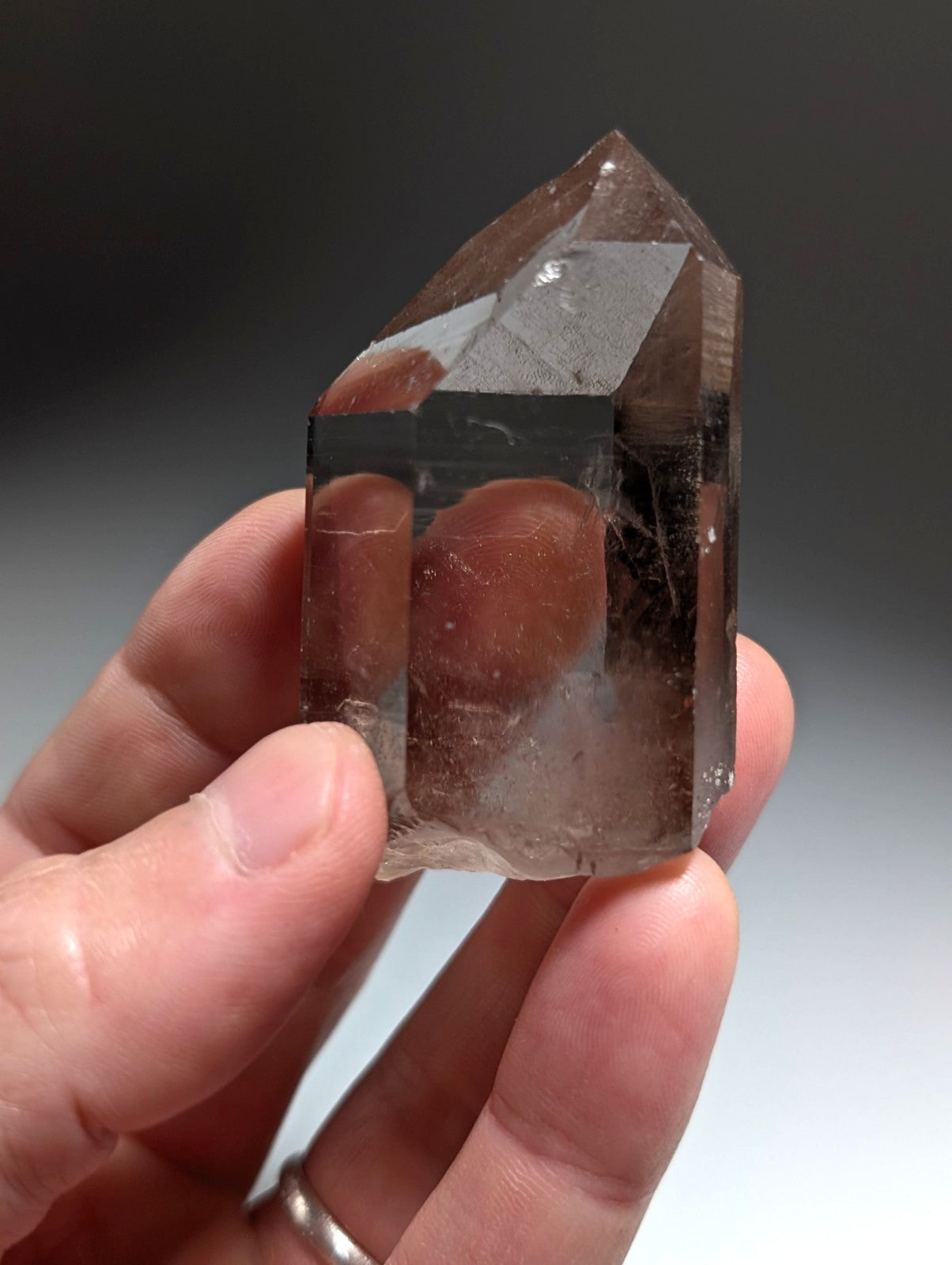 Natural Smoky Quartz Crystal w/Very unique inclusions, Garland Co. Arkansas RARE