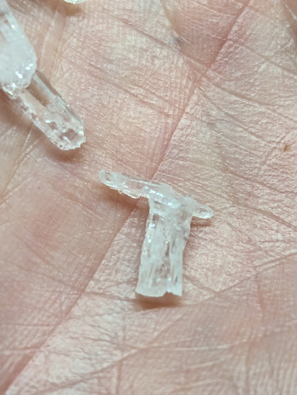 Set of 6 Jeffrey Quarry Solution Quartz Crystal Points, Old Stock, Arkansas, USA