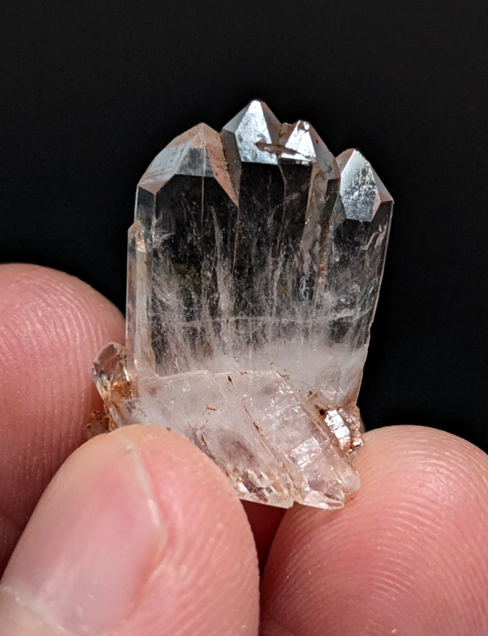Unique Quartz Crystal Oddity, Double Terminated, Montgomery County, Arkansas