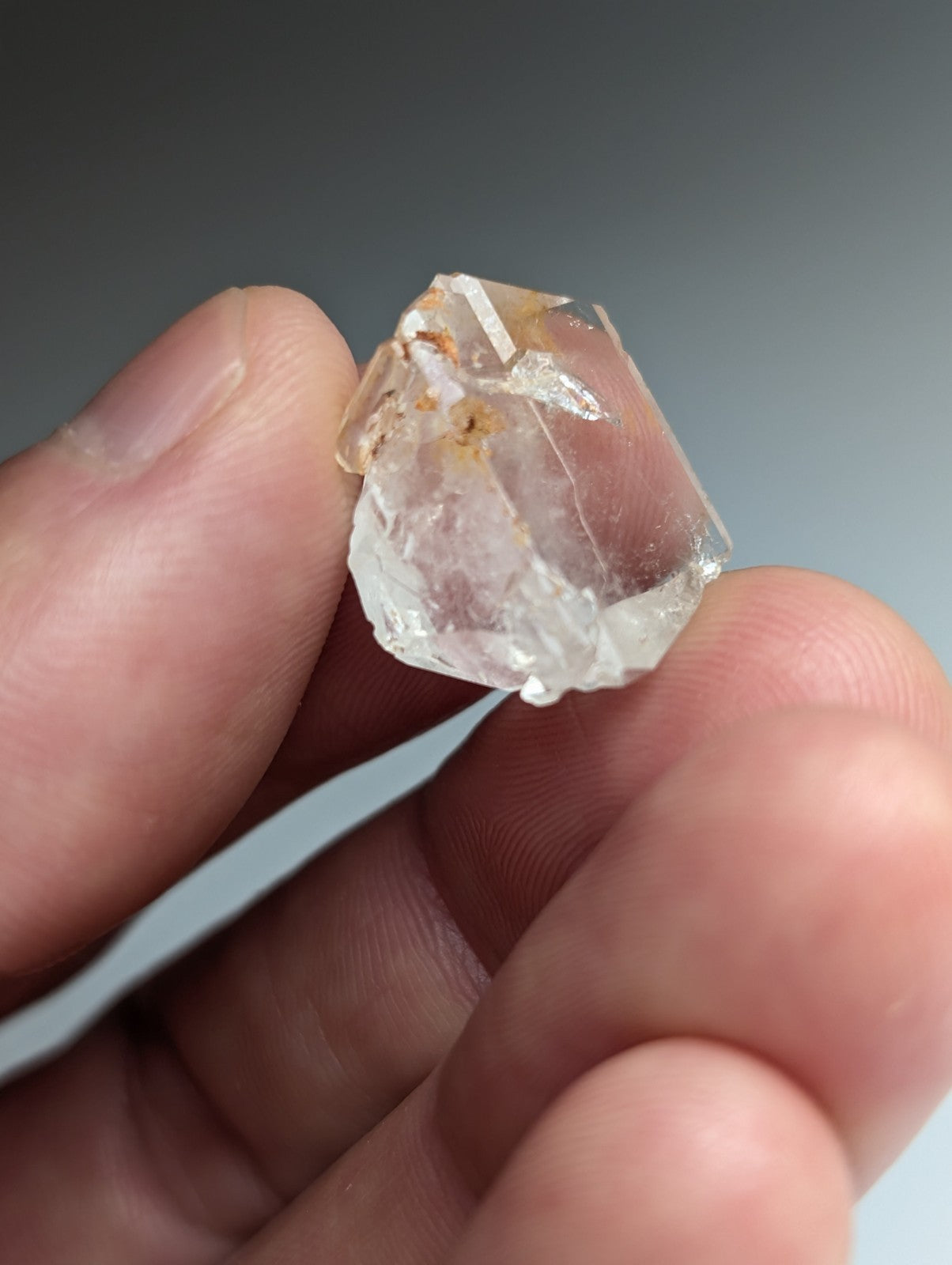 Unique Quartz Crystal Point w/ DT form, Garland County, Arkansas, USA