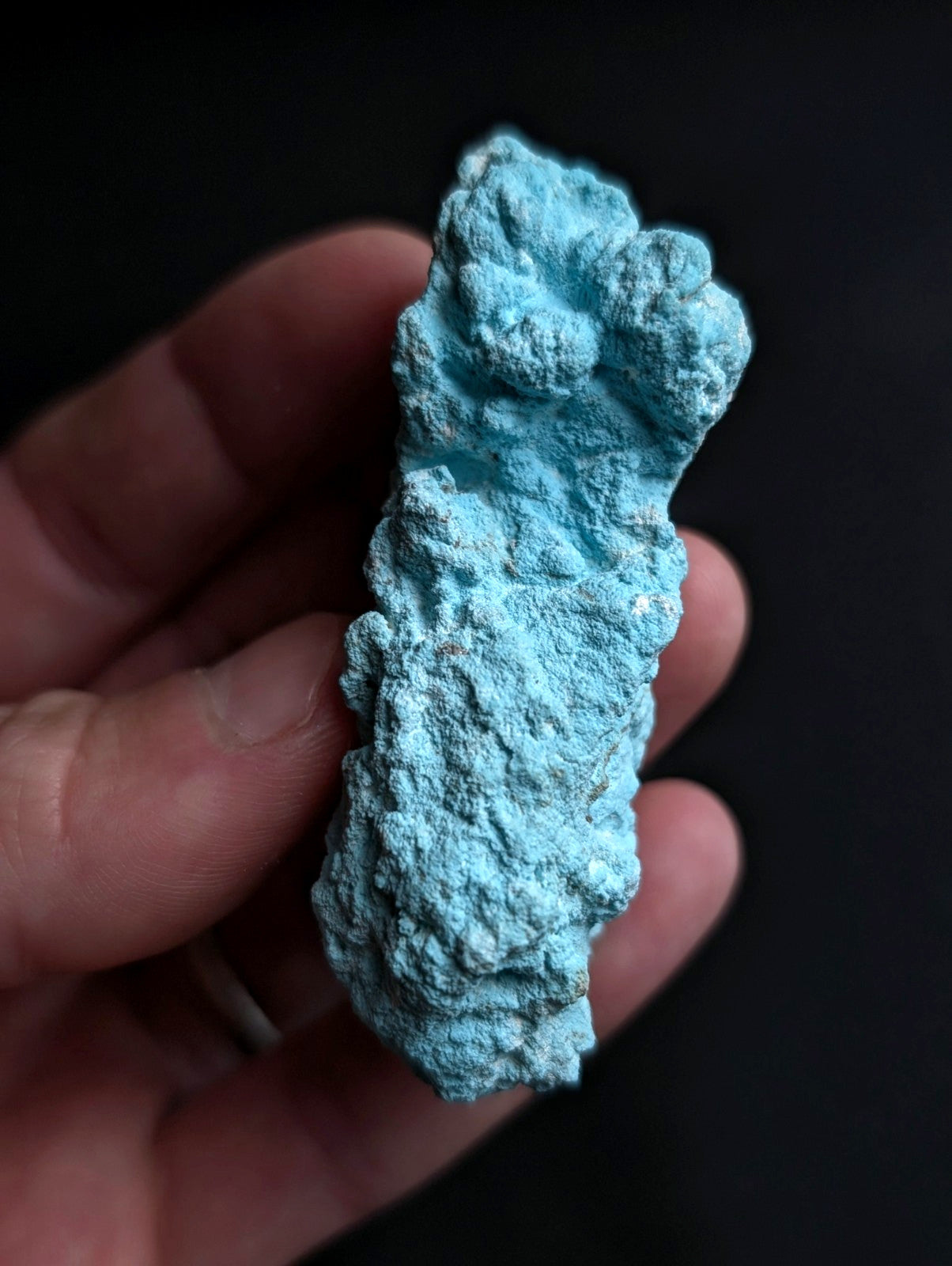 Turquoise - Rare Old Stock - Porter Mountain , Polk County, Arkansas, ex Delinde
