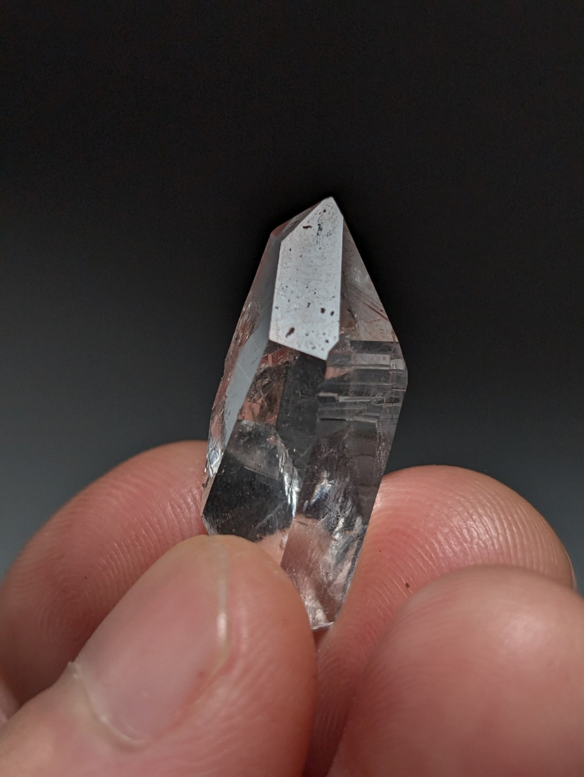 Unique Double Terminated Quartz w/ large face, Garland County, Arkansas, USA