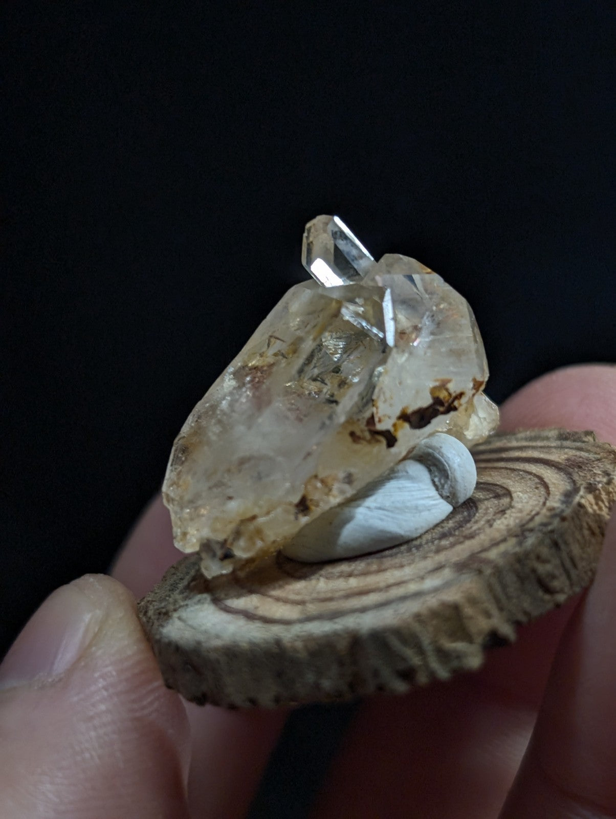 A+ Unique Quartz Crystal Cluster, Montgomery County, Arkansas, w/ base