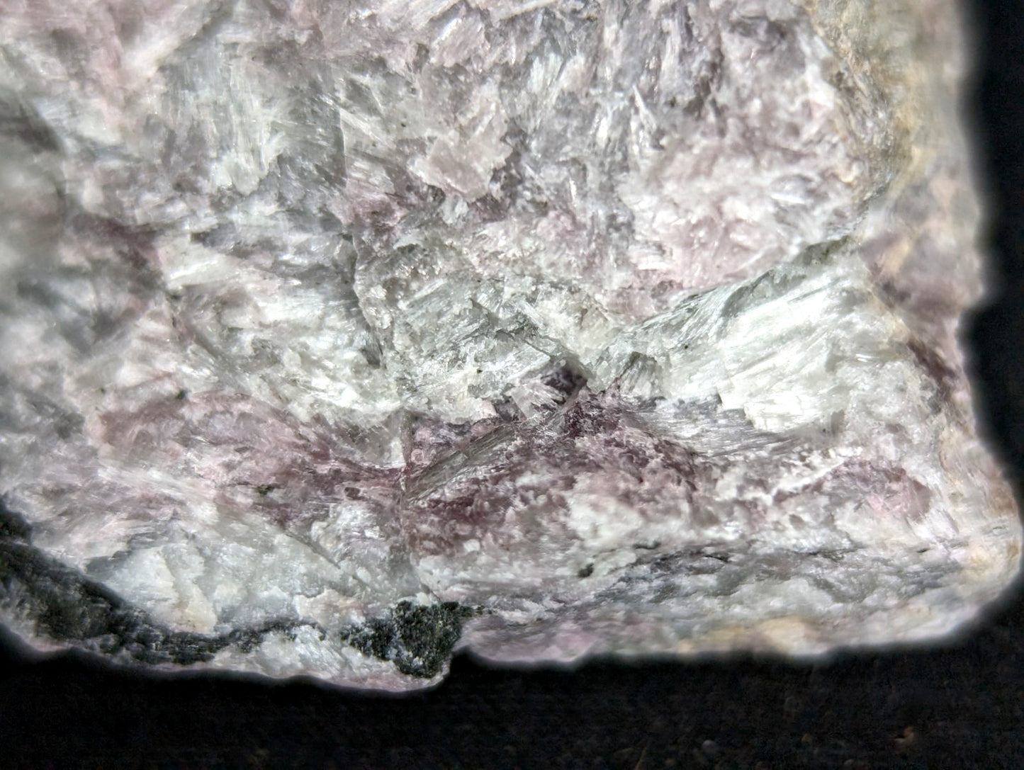 Very Rare Miserite + Wollastonite, Wilson Springs, Garland County, Arkansas, USA