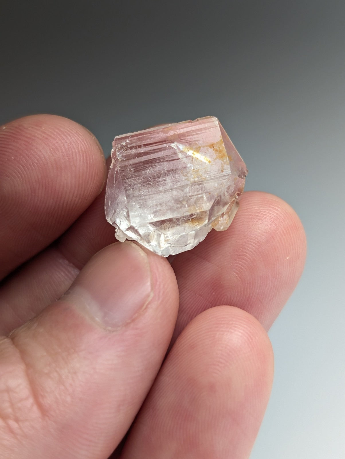 Unique Quartz Crystal Point w/ DT form, Garland County, Arkansas, USA