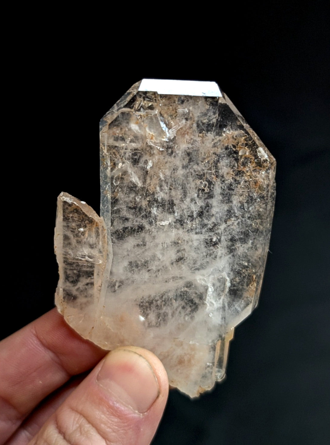 VERY Unique Tabby Faden Quartz Crystal, Garland County, Arkansas, USA, A+