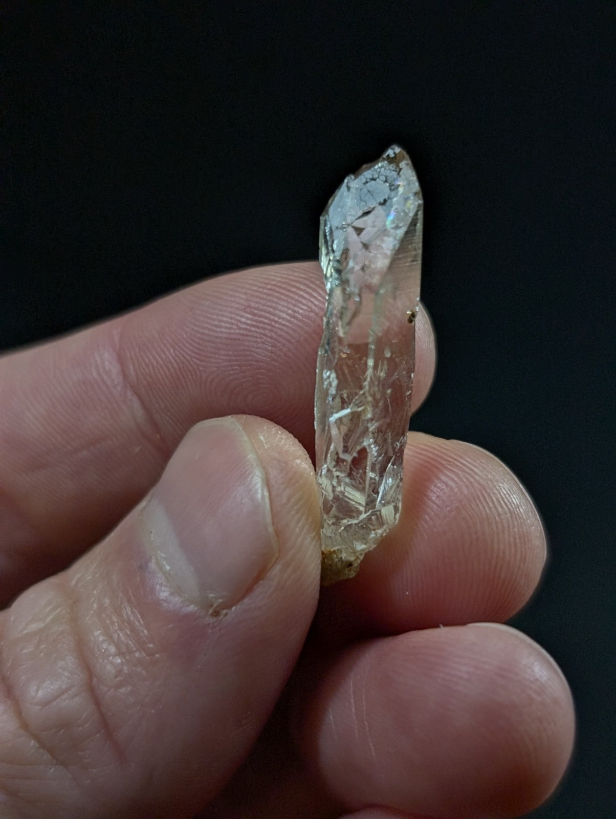 Set of x6 Arkansas Quartz Crystals -unique variety set, Garland County, Arkansas