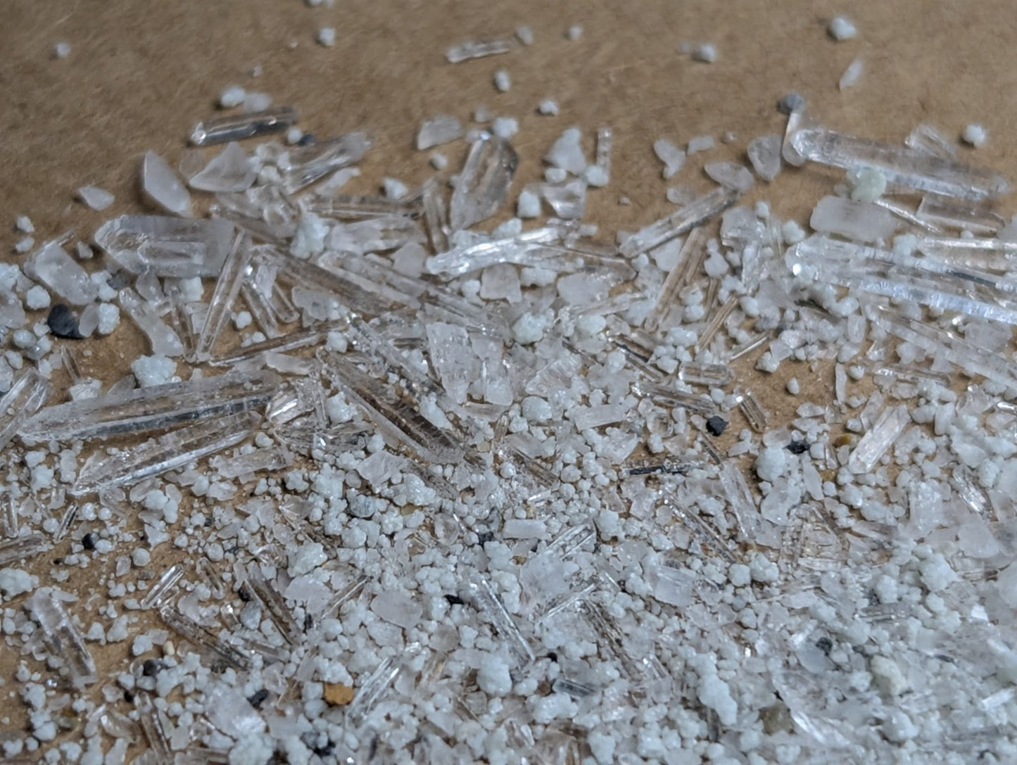 7+ grams of Solution Quartz Crystal Points + Cookeite, Jeffrey Quarry, Arkansas