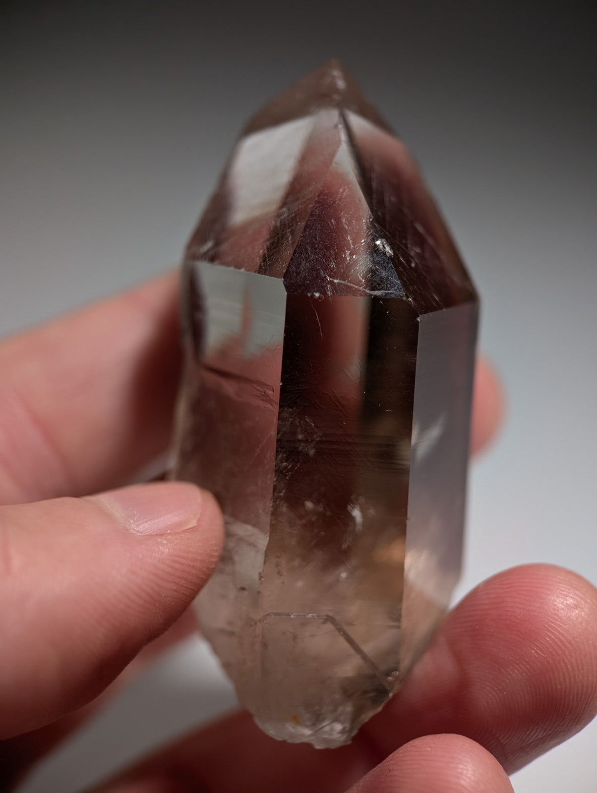 Natural Smoky Quartz Crystal w/Very unique inclusions, Garland Co. Arkansas RARE