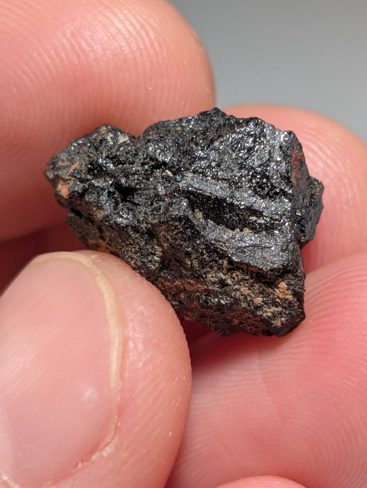 Garnet w/ Fluorapatite OOAK set of 4, Magnet Cove, Arkansas, ex Henry Delinde