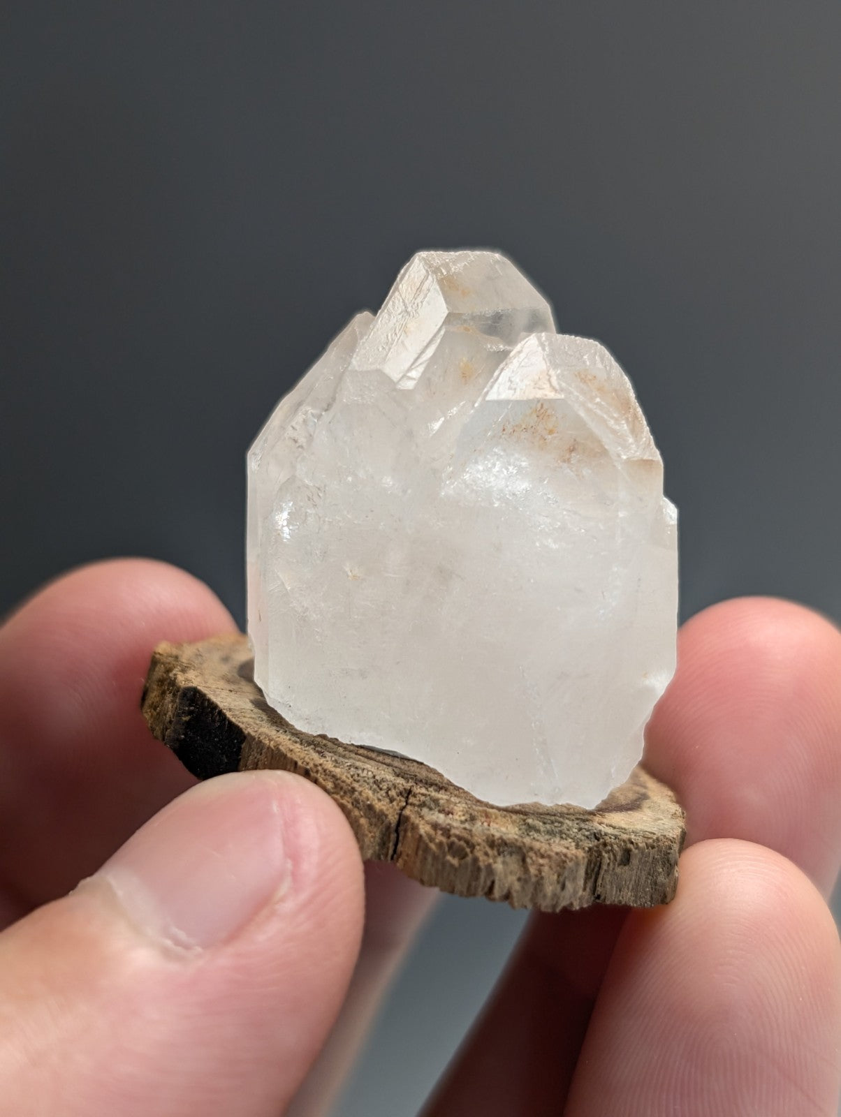 Growth Interference Quartz Crystal - Montgomery County, Arkansas, ooak, Unique