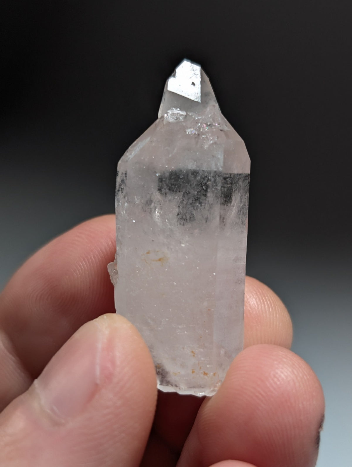 VERY Unique Quartz Crystal Point, Garland County, Arkansas, Double Terminated