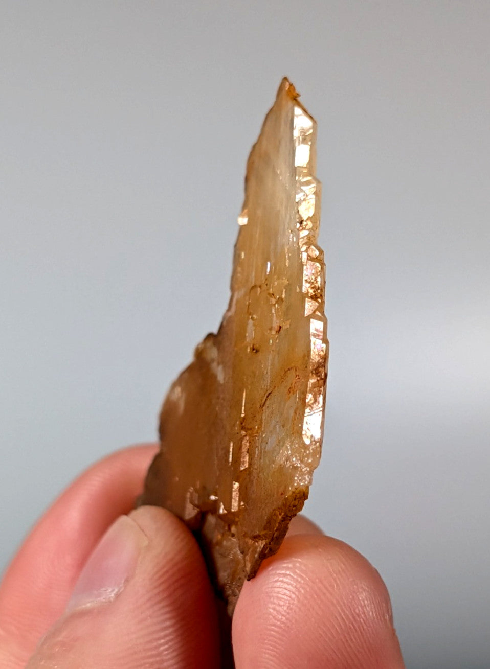 Rare Faden Sheet Quartz Crystal w/ Rainbows, Garland County, Arkansas, USA, A+