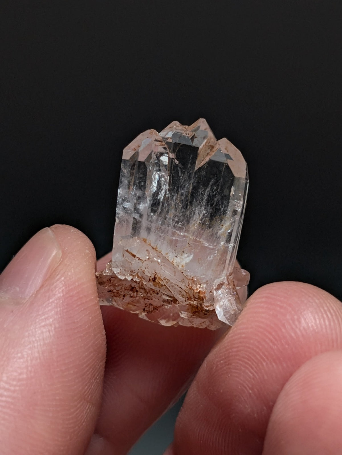 Unique Quartz Crystal Oddity, Double Terminated, Montgomery County, Arkansas