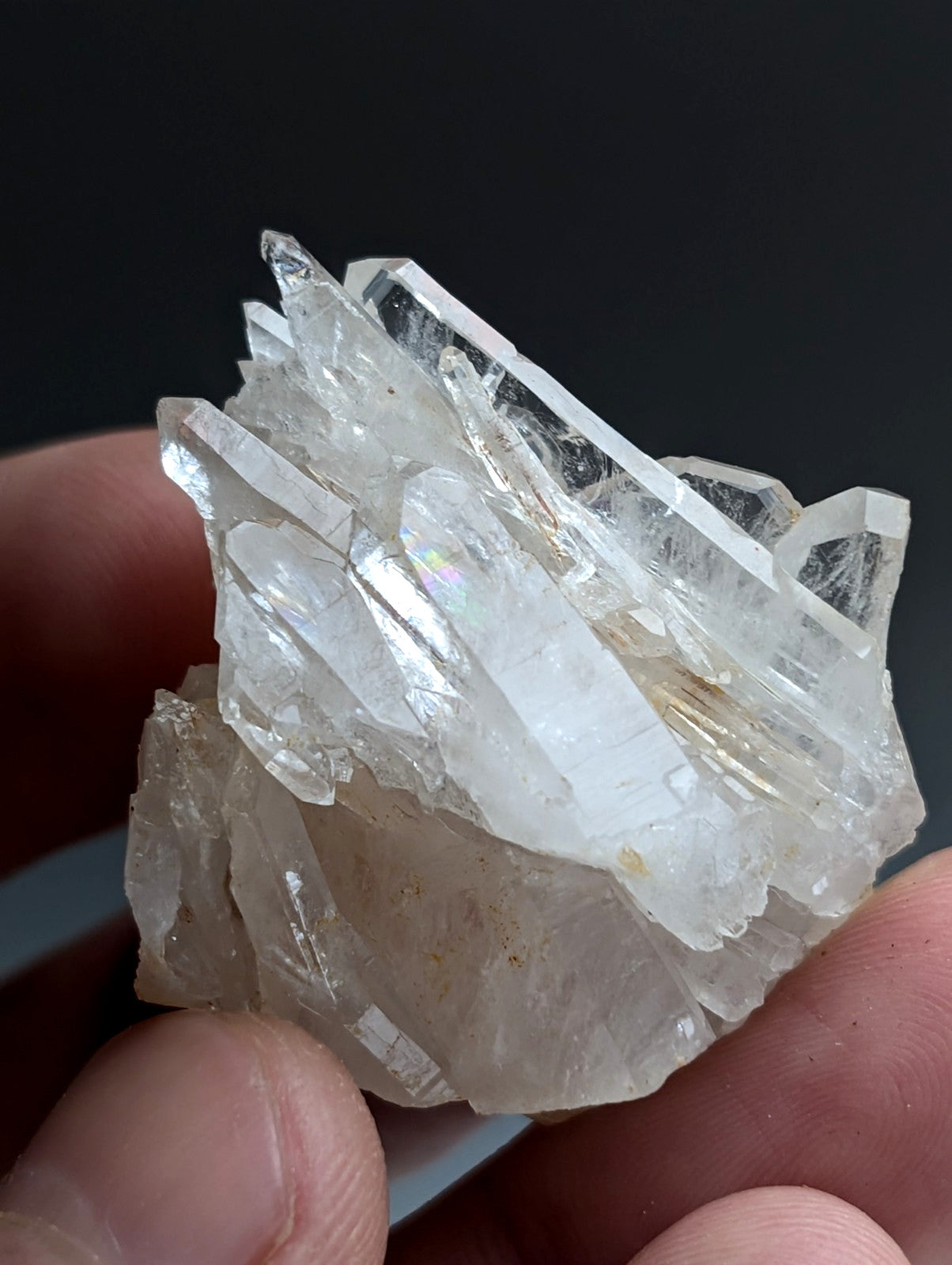 Faden Quartz Crystal, Unique, from Montgomery County, Arkansas, USA