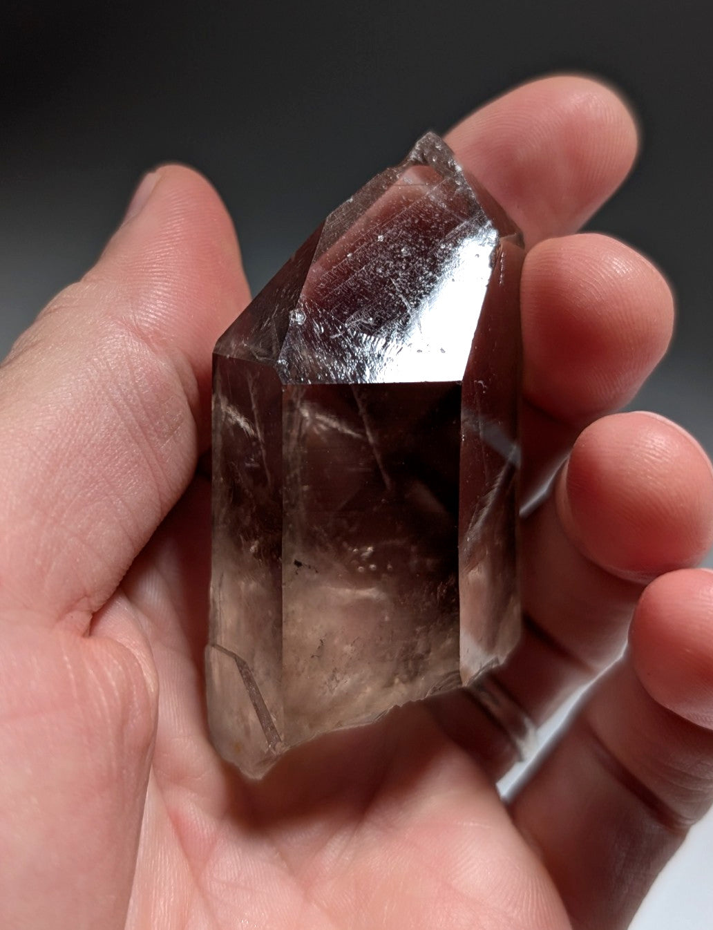 Natural Smoky Quartz Crystal w/Very unique inclusions, Garland Co. Arkansas RARE
