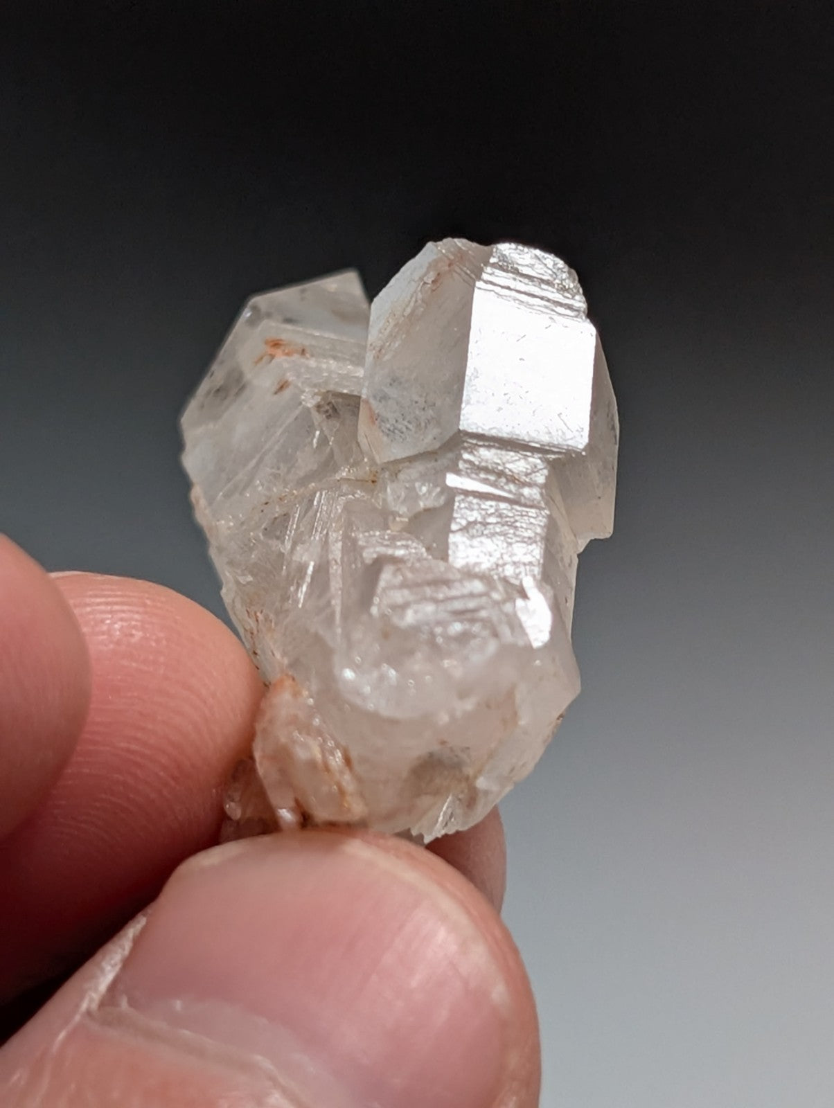 VERY unique Growth Interference Quartz Crystal - Montgomery County, Arkansas