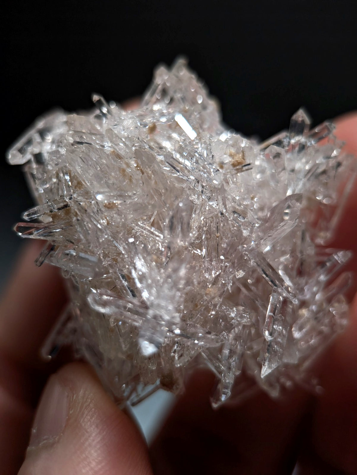A++ Solution Quartz Burr w/ UV Reactive Cookeite, Jeffrey Quarry, Arkansas, RARE