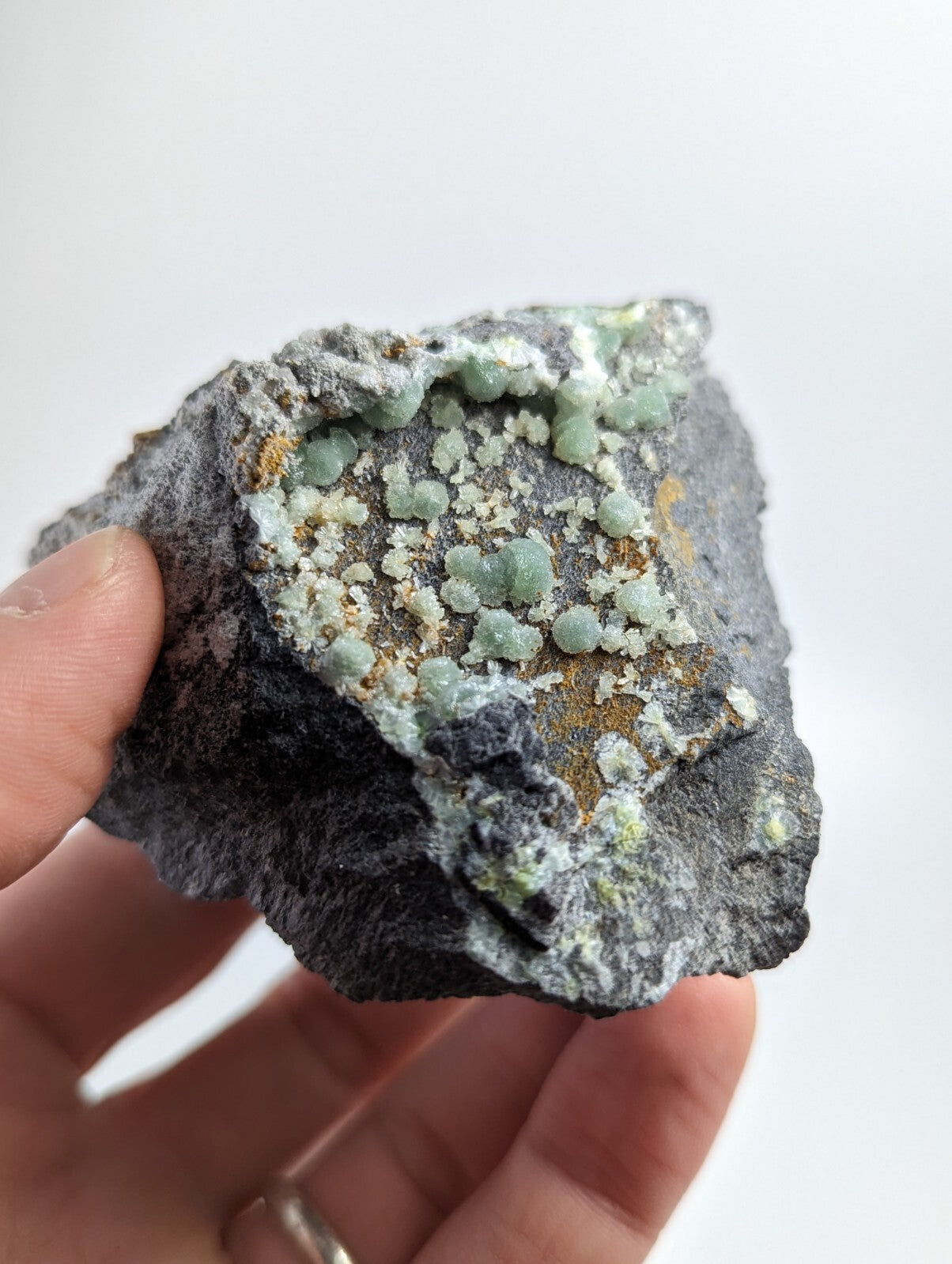 Blue Green Wavellite - Mauldin Mountain, Montgomery County, Arkansas