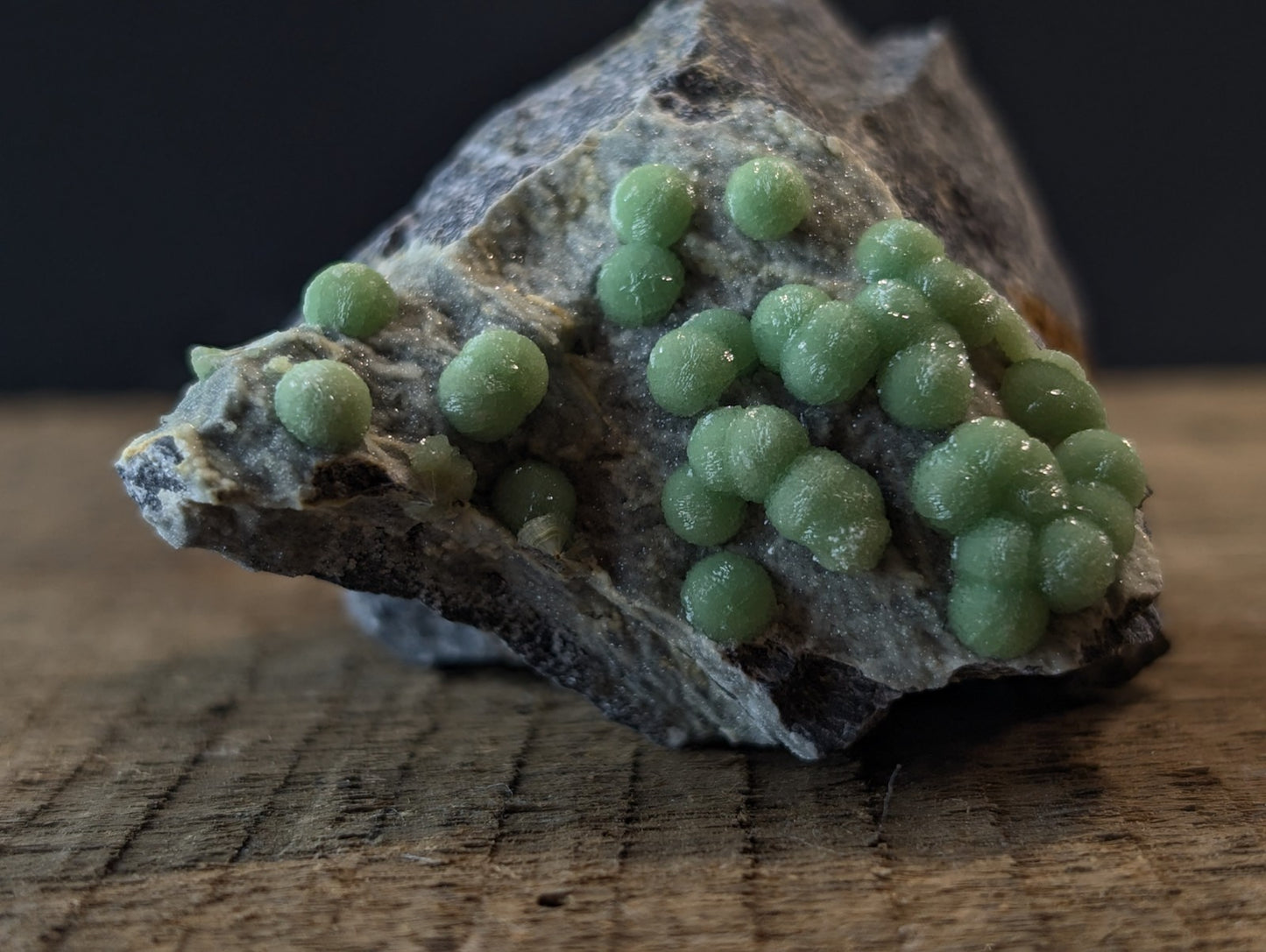 A+++ Green Wavellite - Fantastic Old Stock - Mauldin Mountain, Arkansas, USA