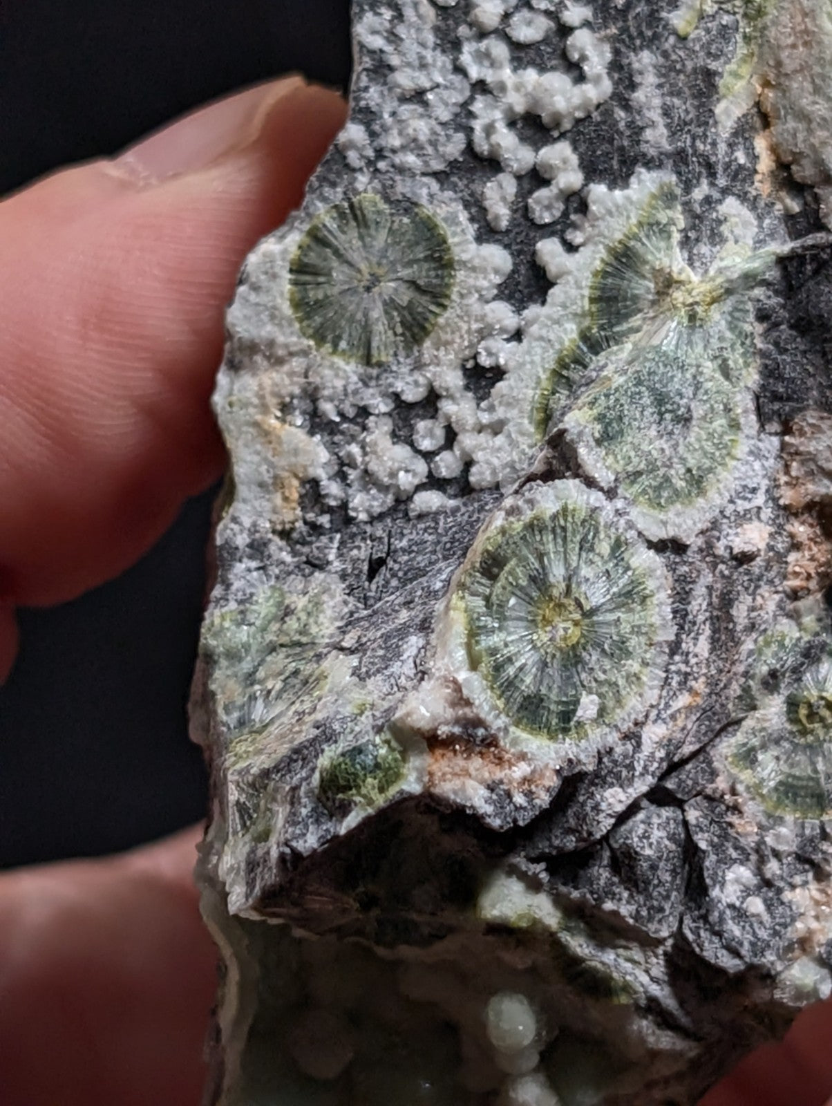 A+++ UV Reactive Wavellite -Old Stock- Mauldin Mountain, Arkansas, USA, RARE!