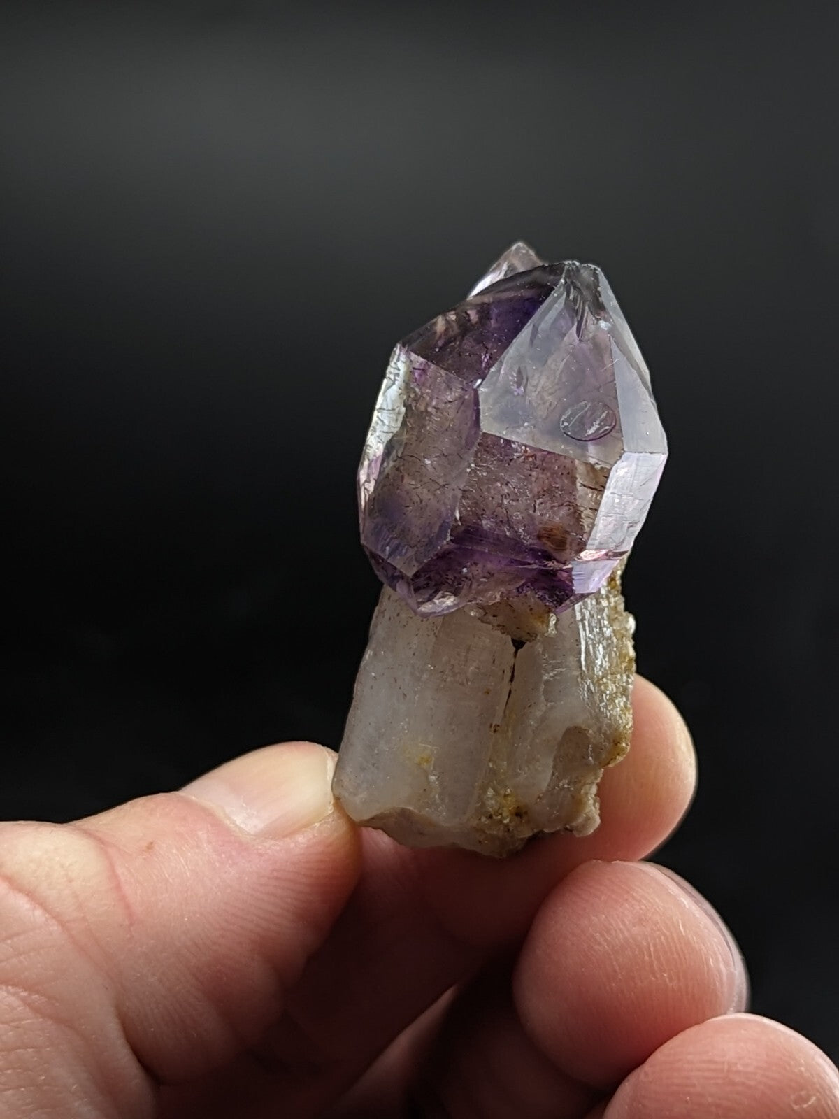 A Very Unique Shangaan Amethyst Scepter Crystal from Chibuku Zimbabwe