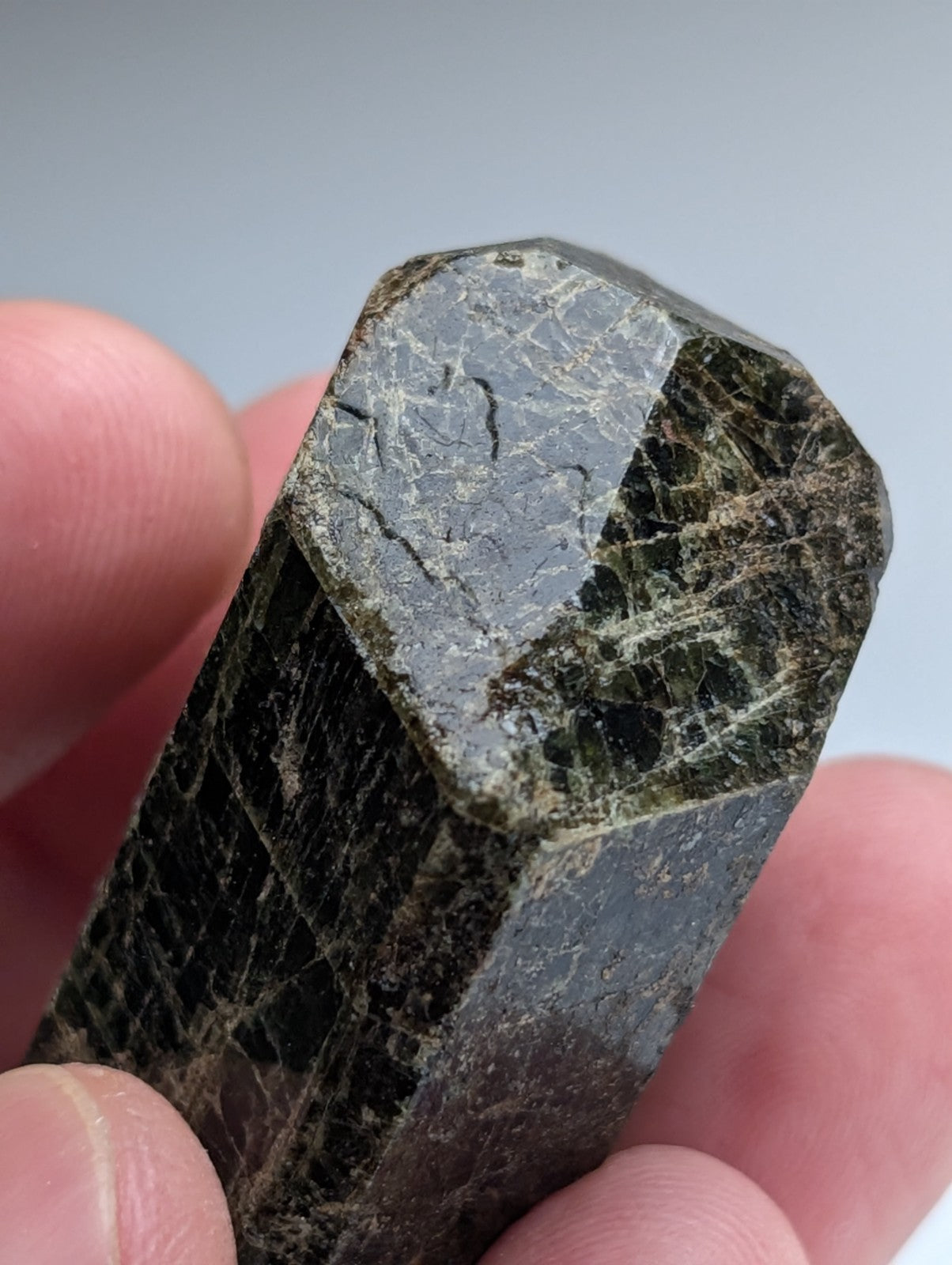Diopside  (Ex Henry Delinde Collection) Yates Mine, Quebec, Canada, 1977