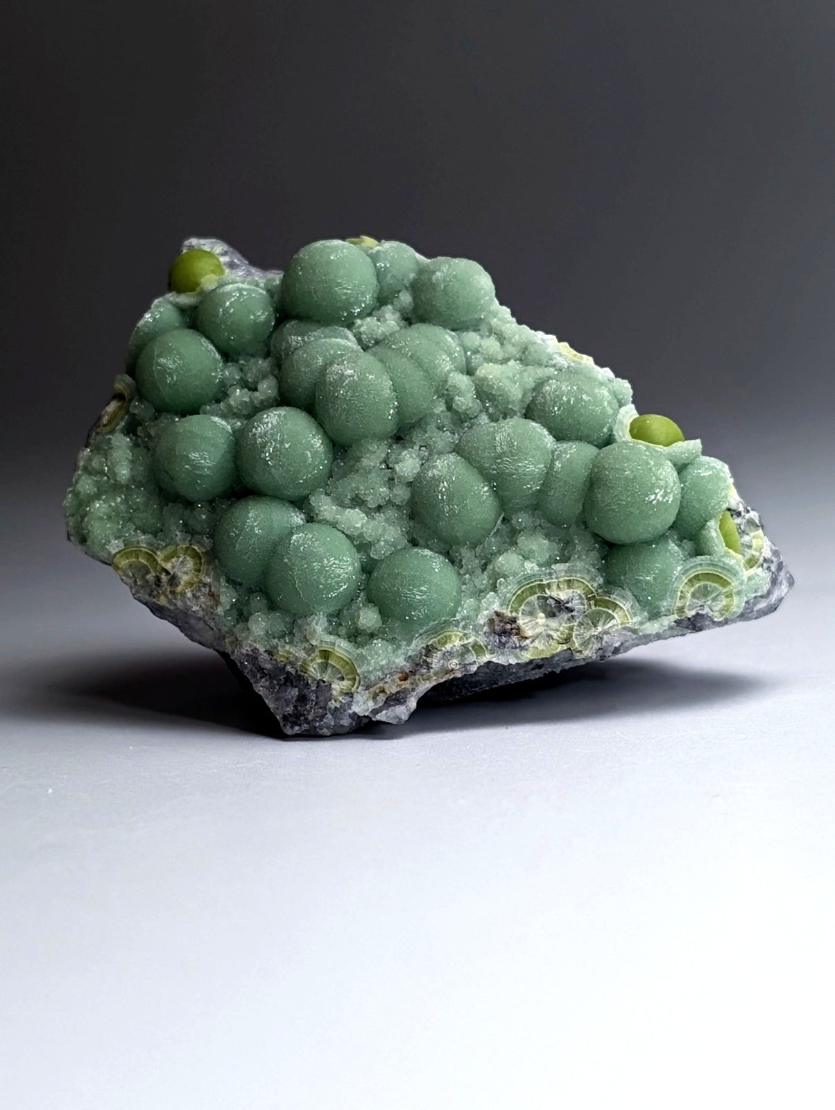 A+ Green Wavellite - Fantastic Old Stock - Mauldin Mountain, Arkansas, USA