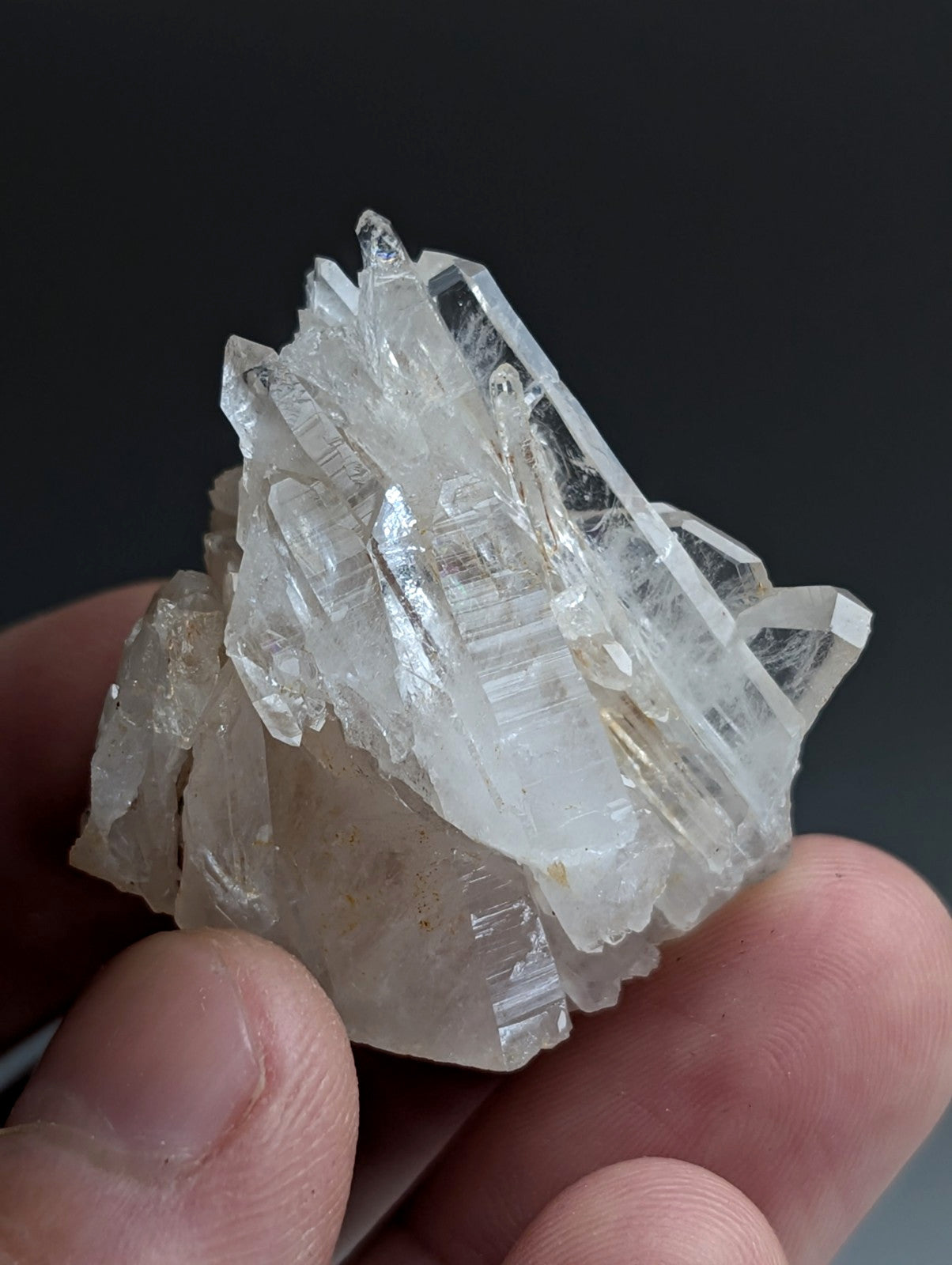 Faden Quartz Crystal, Unique, from Montgomery County, Arkansas, USA