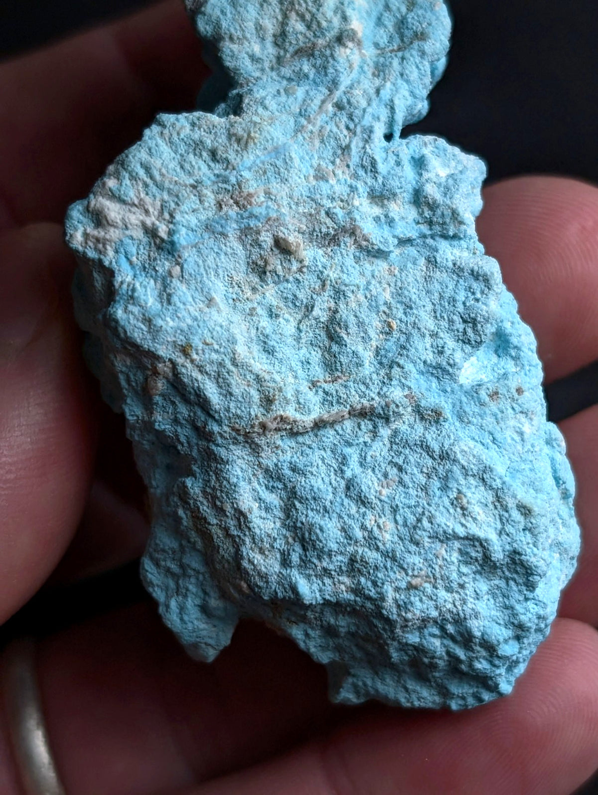 Turquoise - Rare Old Stock - Porter Mountain , Polk County, Arkansas, ex Delinde