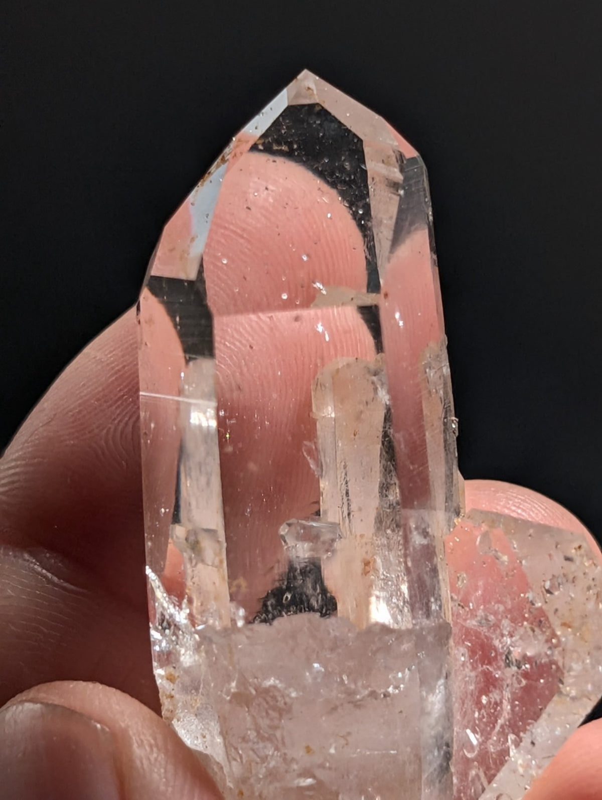 A+ Quartz Crystal Oddity w/ "Heart", Double Terminated, Garland County, Arkansas