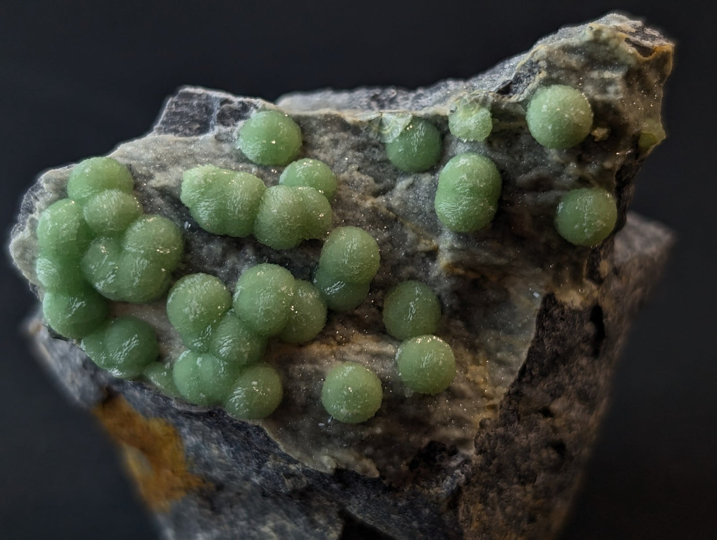 A+++ Green Wavellite - Fantastic Old Stock - Mauldin Mountain, Arkansas, USA