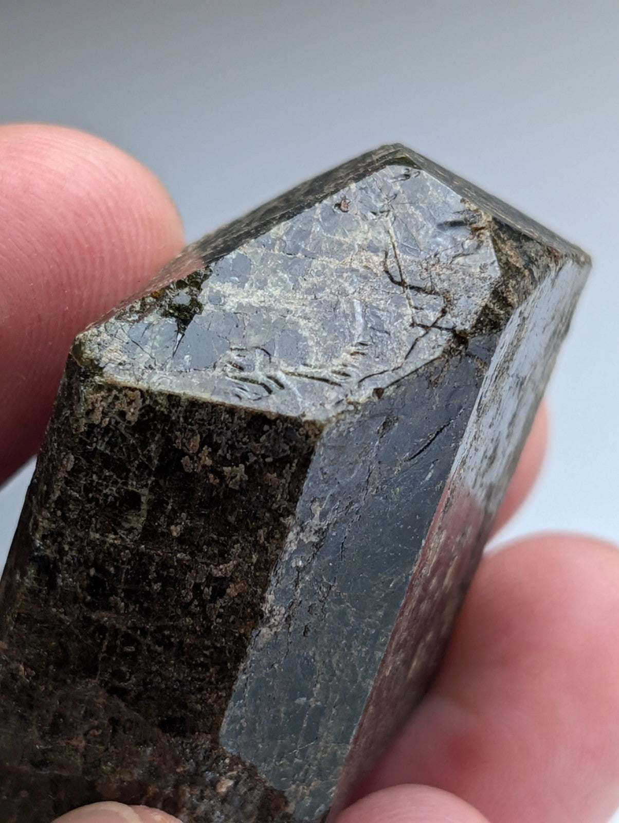 Diopside  (Ex Henry Delinde Collection) Yates Mine, Quebec, Canada, 1977