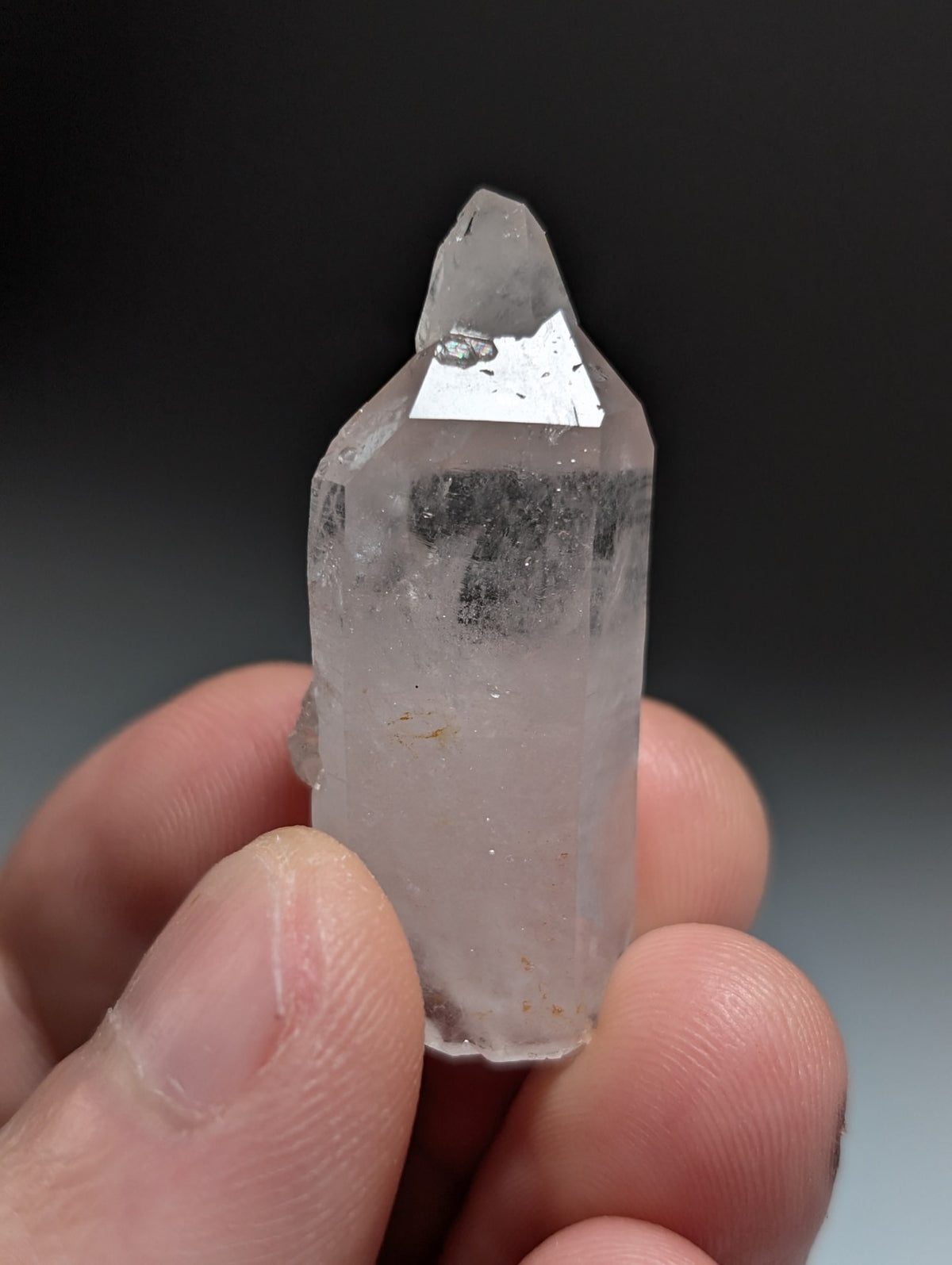 VERY Unique Quartz Crystal Point, Garland County, Arkansas, Double Terminated